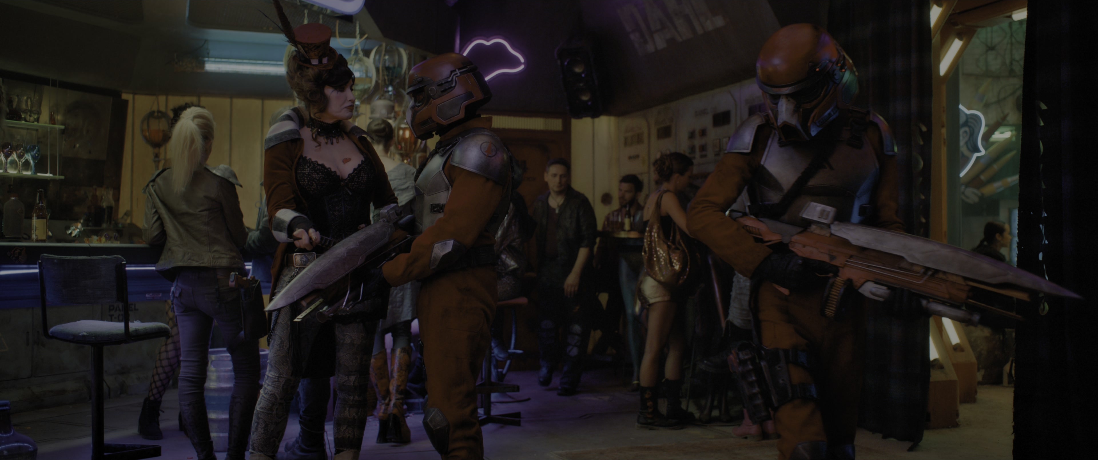 Borderlands (2024), wide, 2.39:1 — film still