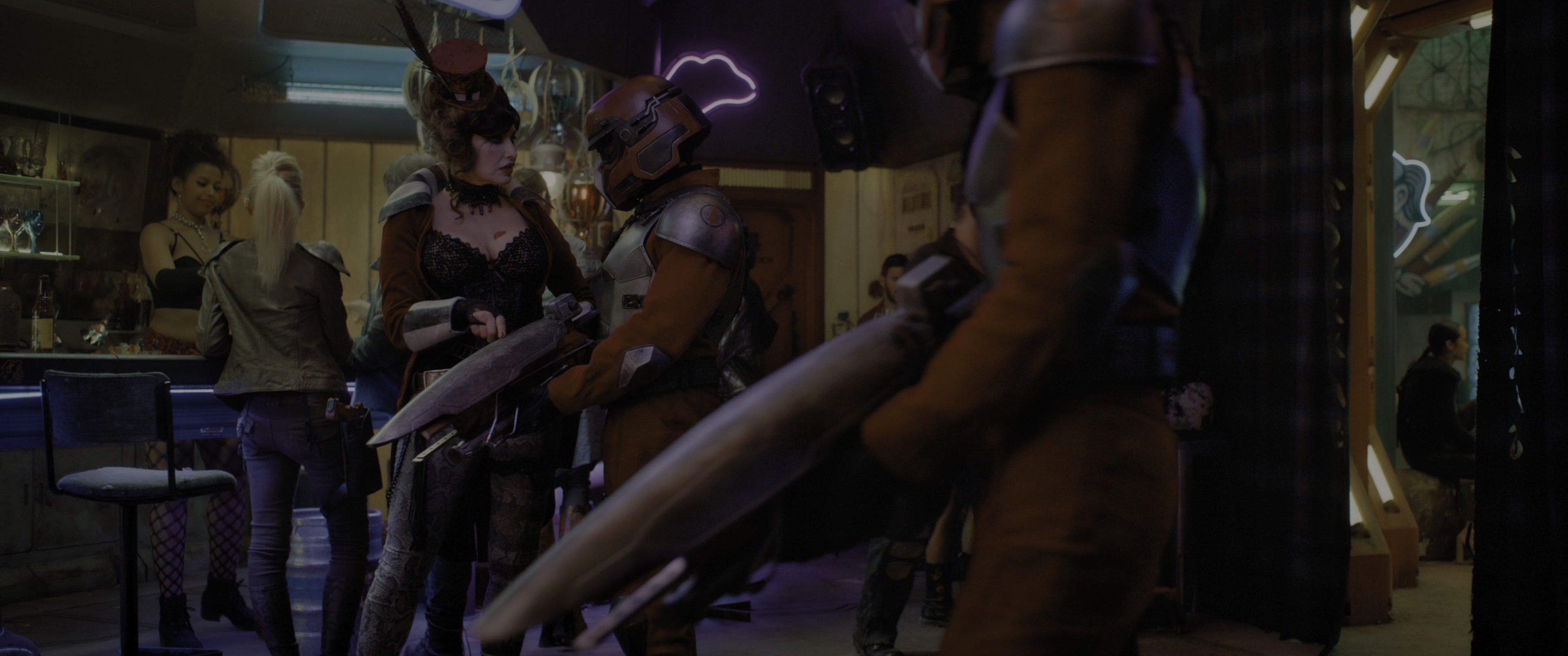 Borderlands (2024), wide, 2.39:1 — film still
