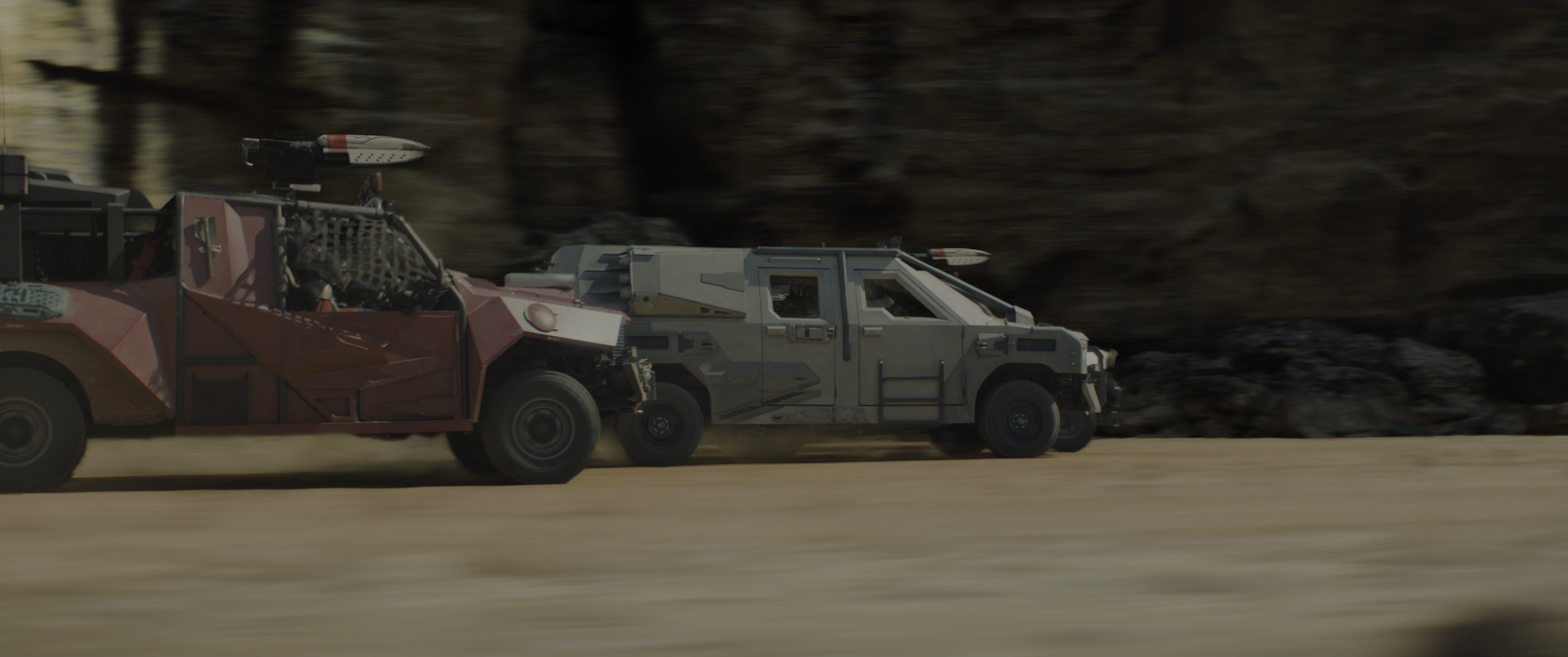 Borderlands (2024), wide, 2.39:1 — film still