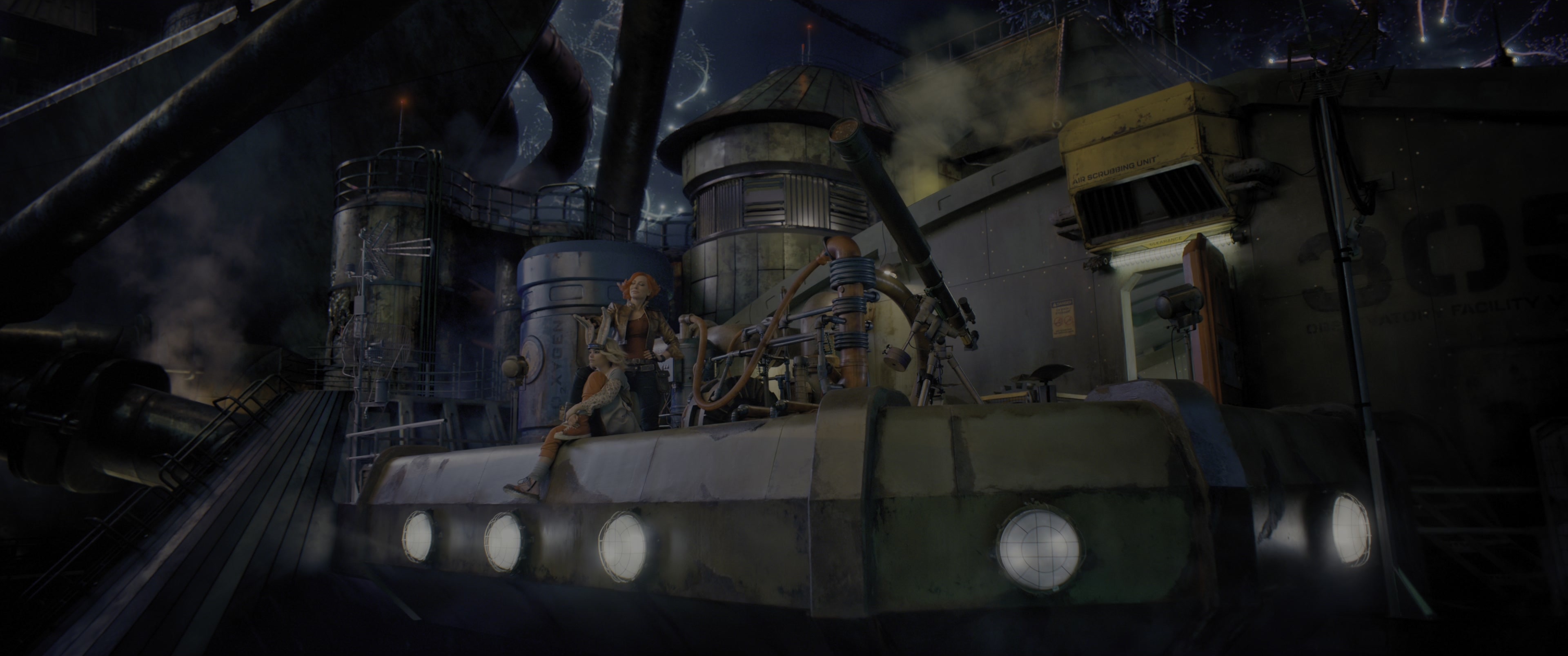 Borderlands (2024), wide, 2.39:1 — film still