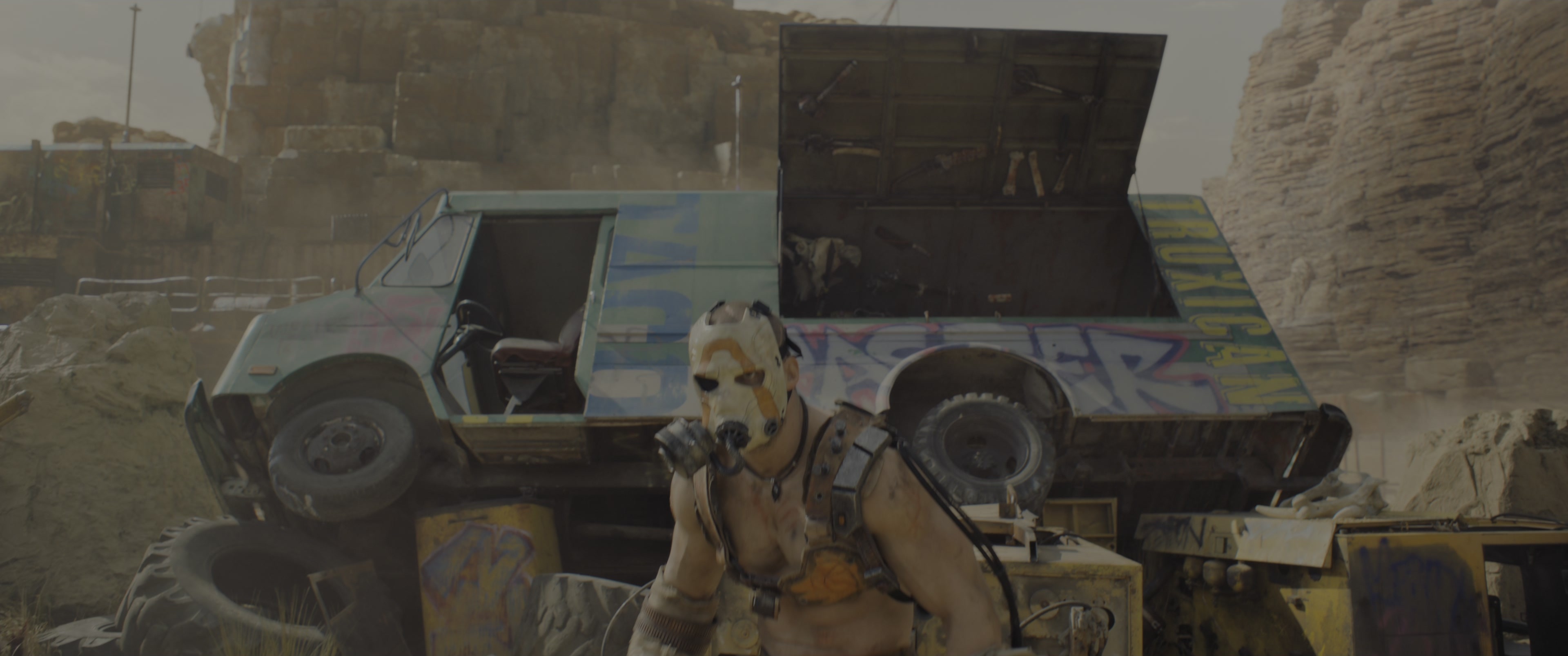 Borderlands (2024), wide, 2.39:1 — film still