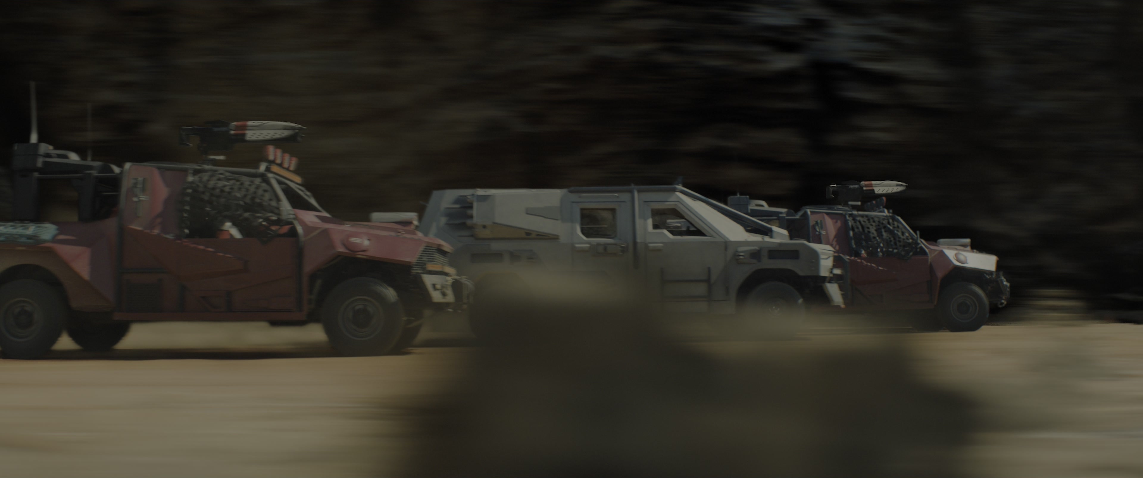 Borderlands (2024), wide, 2.39:1 — film still