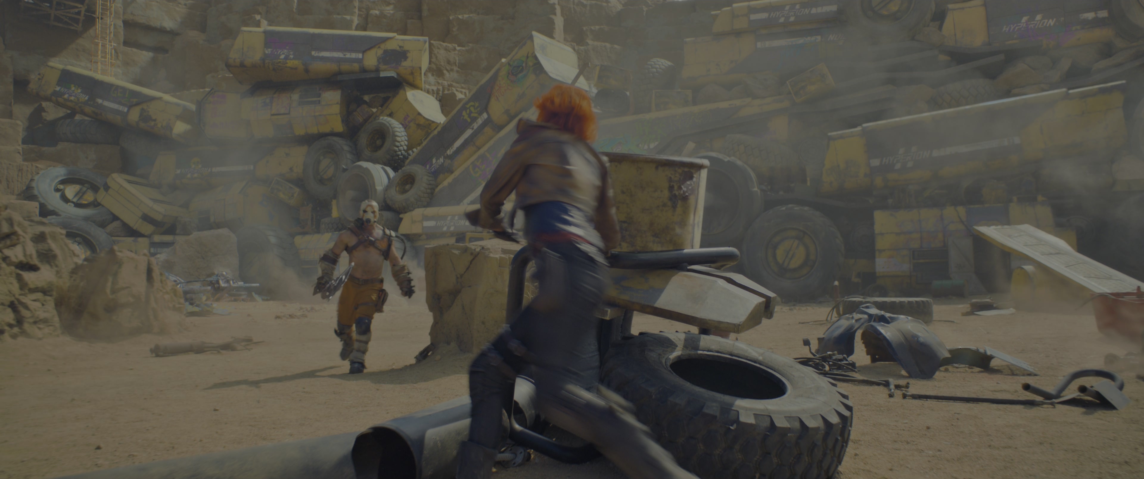 Borderlands (2024), wide, 2.39:1 — film still