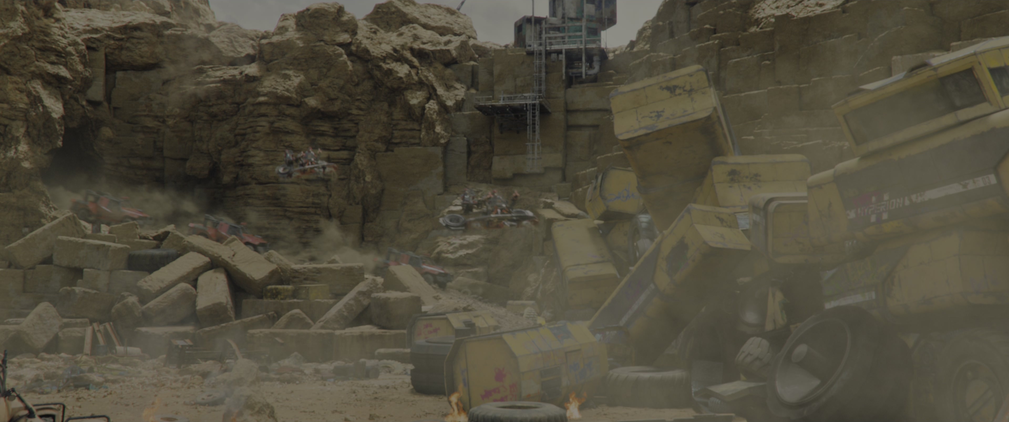Borderlands (2024), wide, 2.39:1 — film still