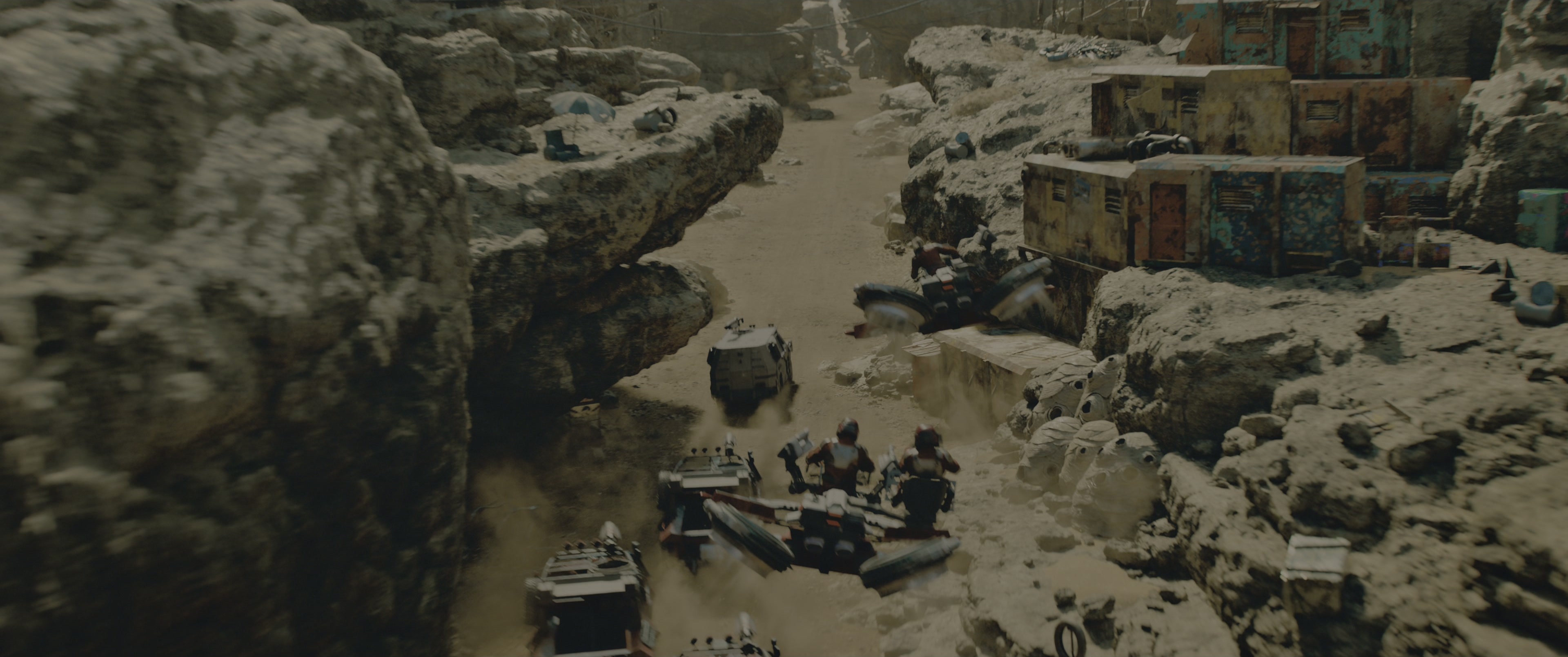Borderlands (2024), wide, 2.39:1 — film still