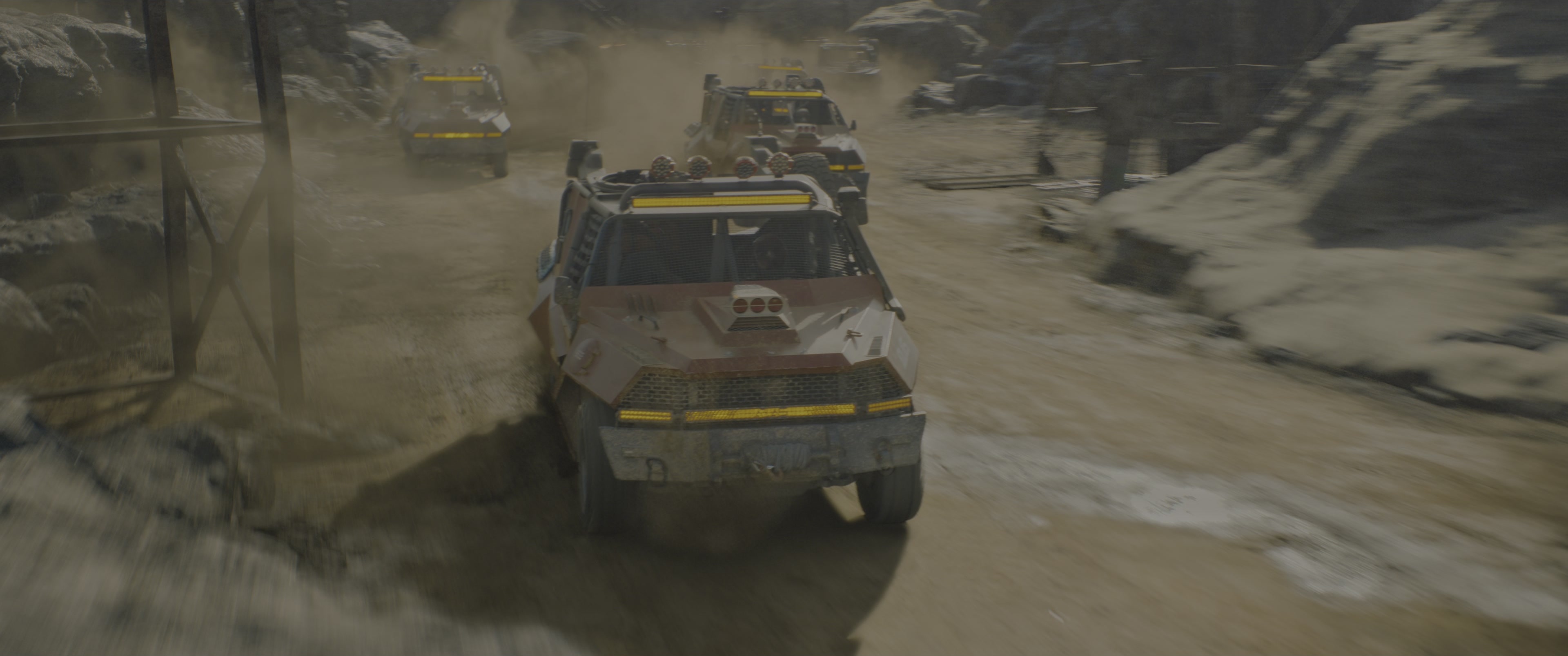 Borderlands (2024), wide, 2.39:1 — film still