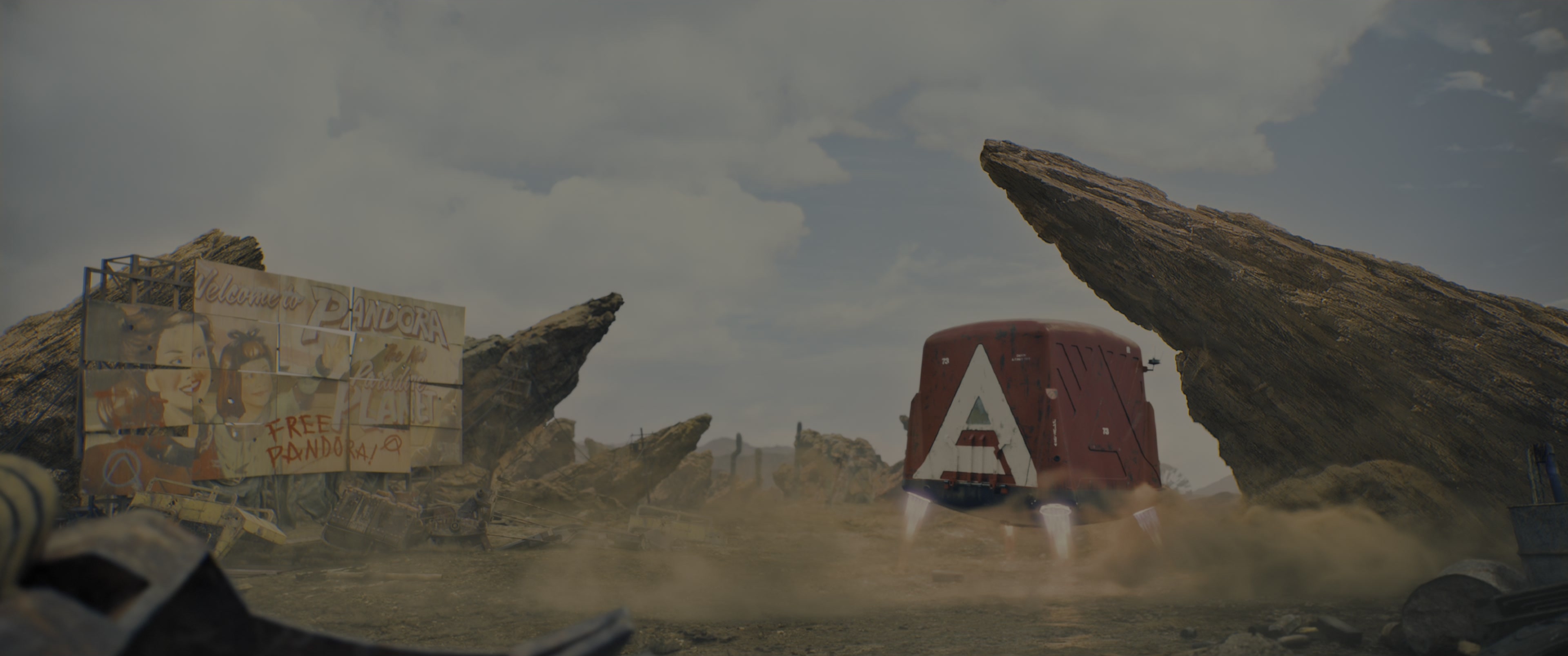 Borderlands (2024), wide, 2.39:1 — film still
