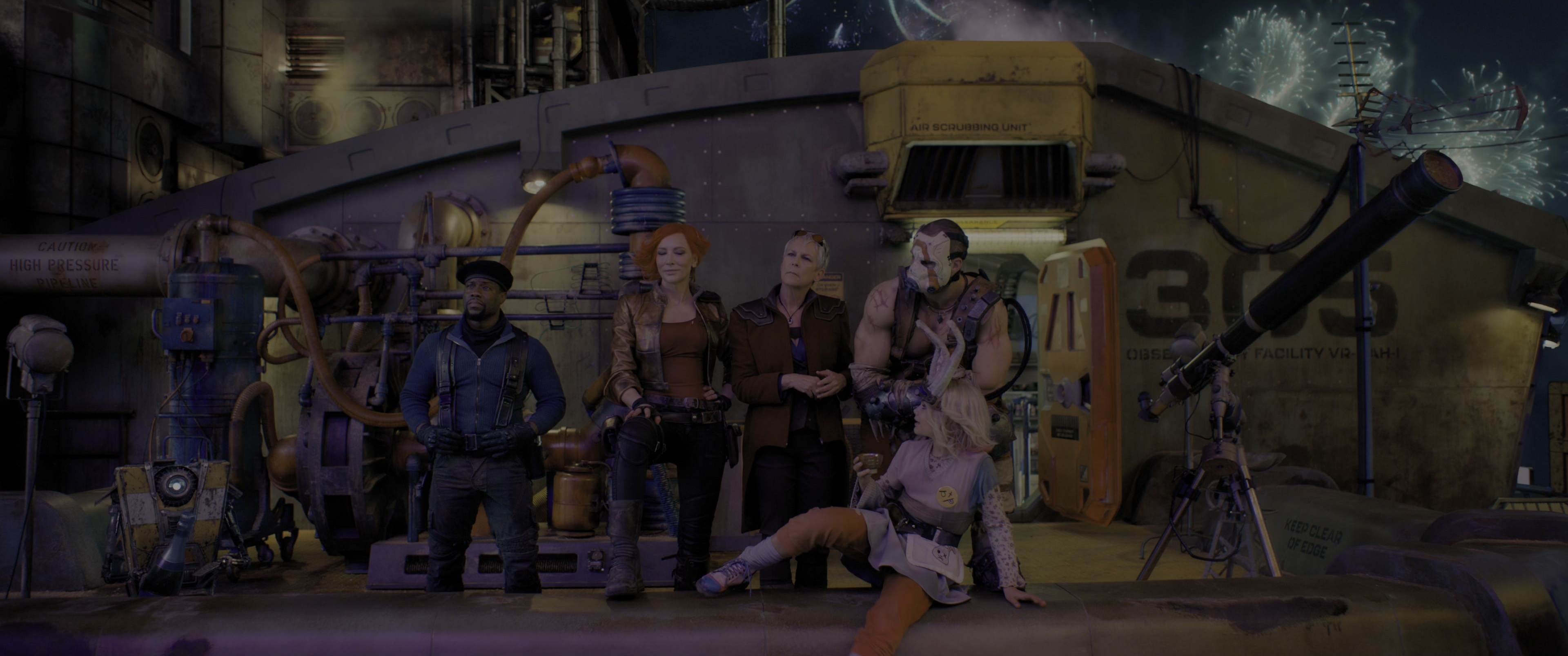 Borderlands (2024), wide, 2.39:1 — film still