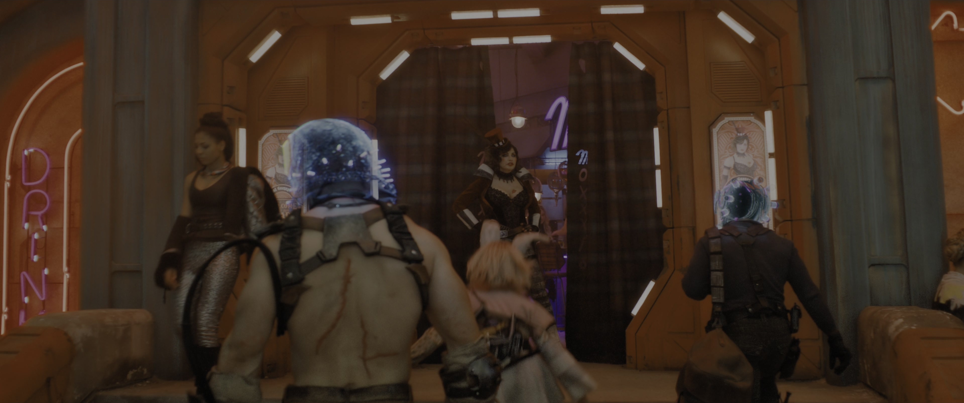 Borderlands (2024), wide, 2.39:1 — film still