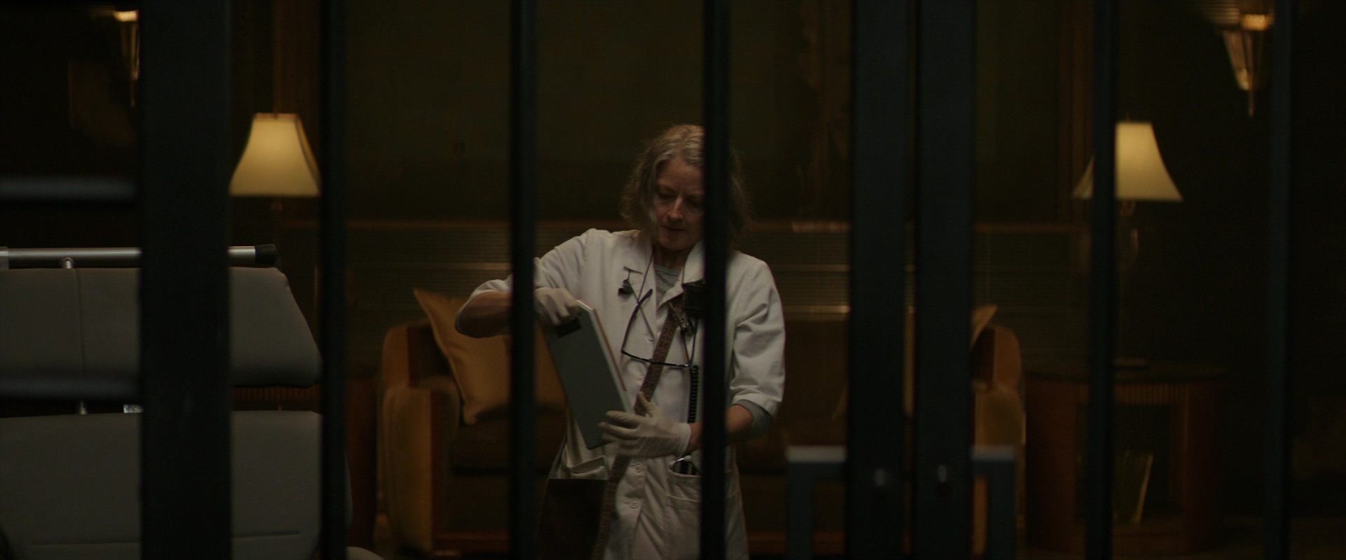 Hotel Artemis (2018), wide, 2.40:1 — film still