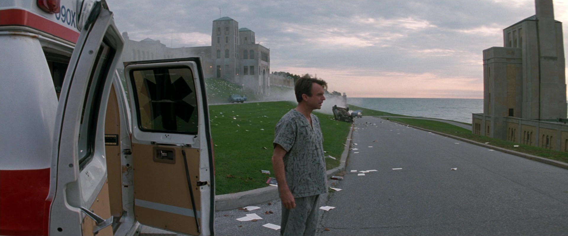 In the Mouth of Madness (1991), wide, 2.40:1 — film still