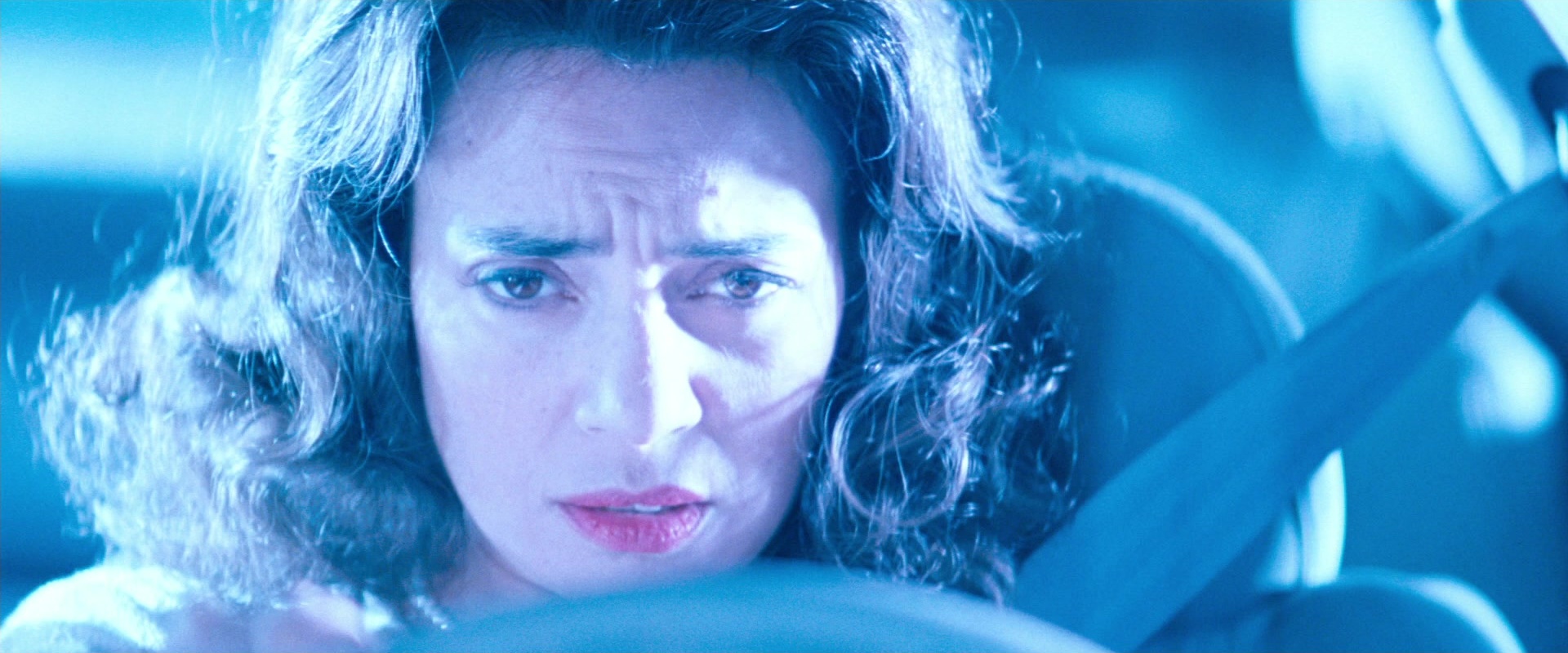 In the Mouth of Madness (1991), close, 2.40:1 — film still