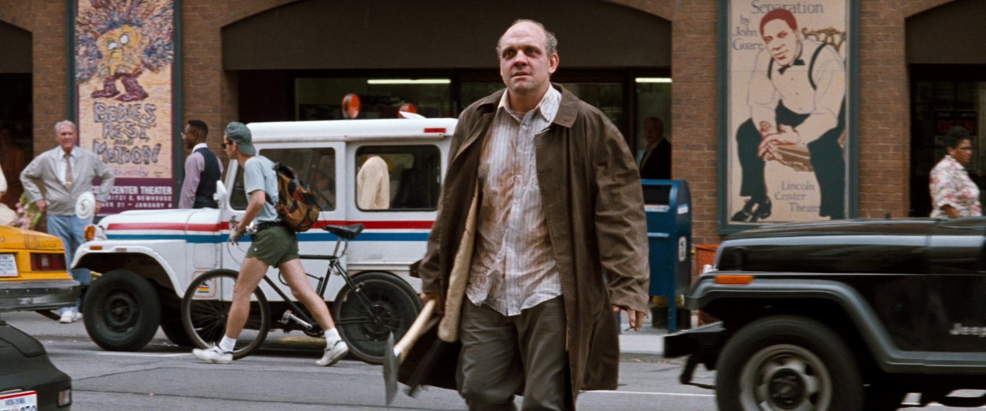 In the Mouth of Madness (1991), wide, 2.40:1 — film still