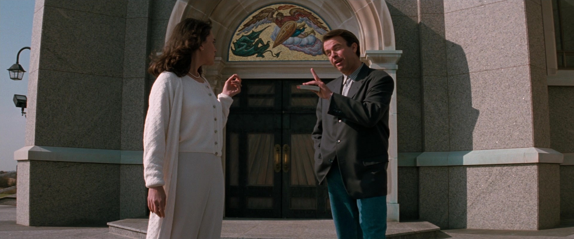 In the Mouth of Madness (1991), wide, 2.40:1 — film still