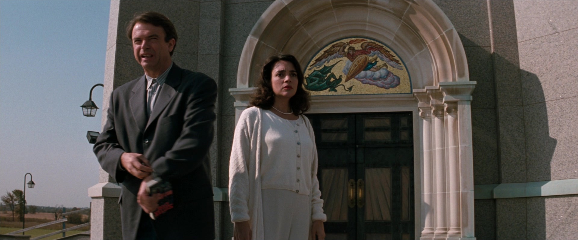 In the Mouth of Madness (1991), wide, 2.40:1 — film still