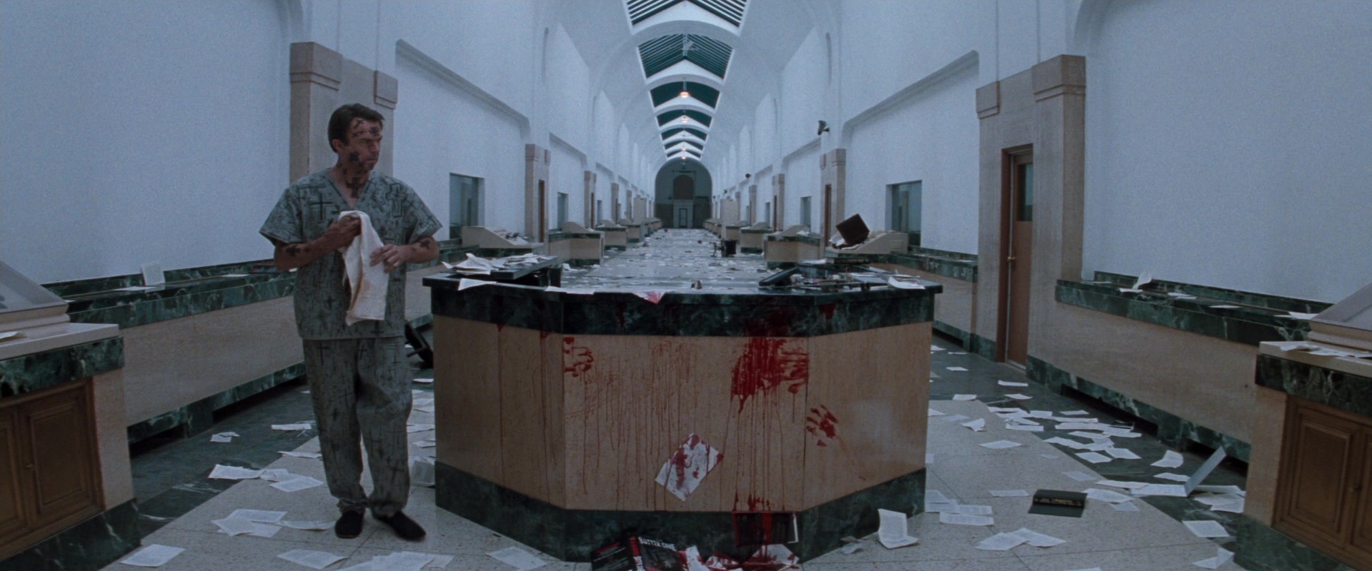 In the Mouth of Madness (1991), wide, 2.40:1 — film still