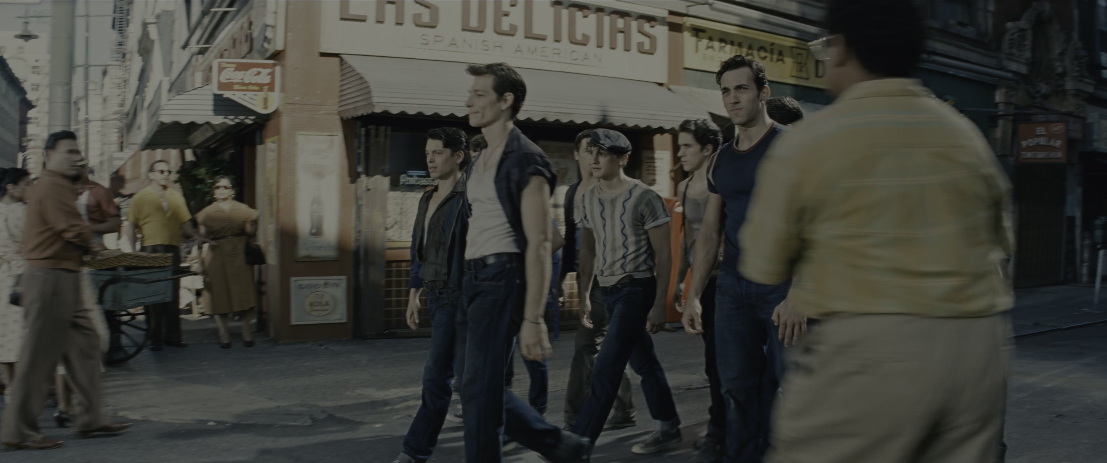West Side Story (2021), close, 2.39:1 — film still