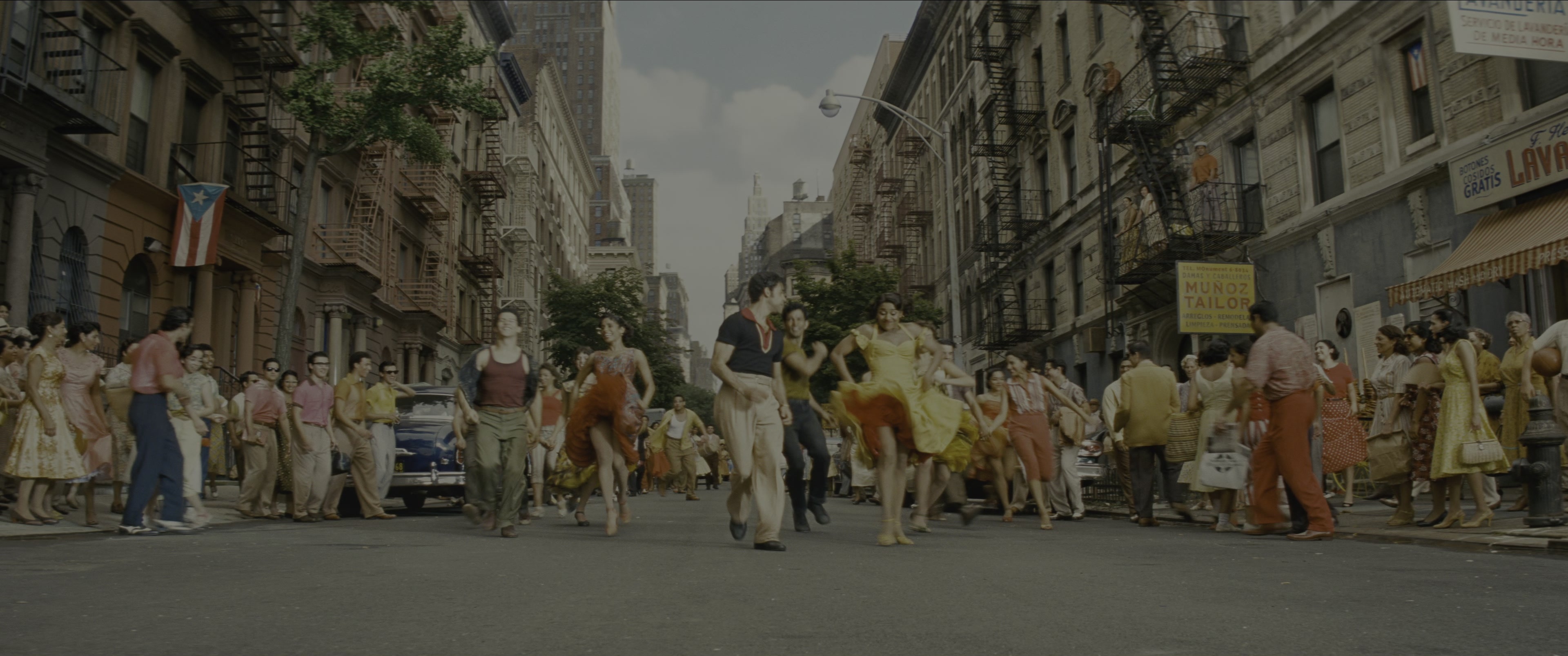 West Side Story (2021), wide, 2.39:1 — film still