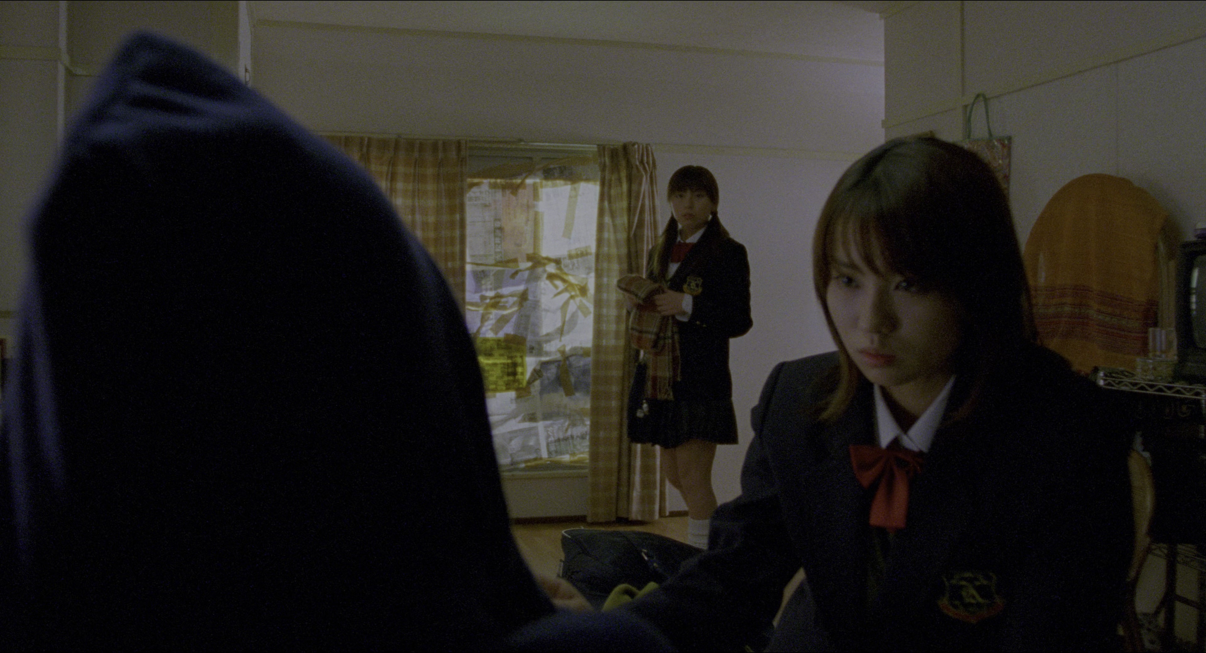 Ju-on (2002), wide, 1.85:1 — film still