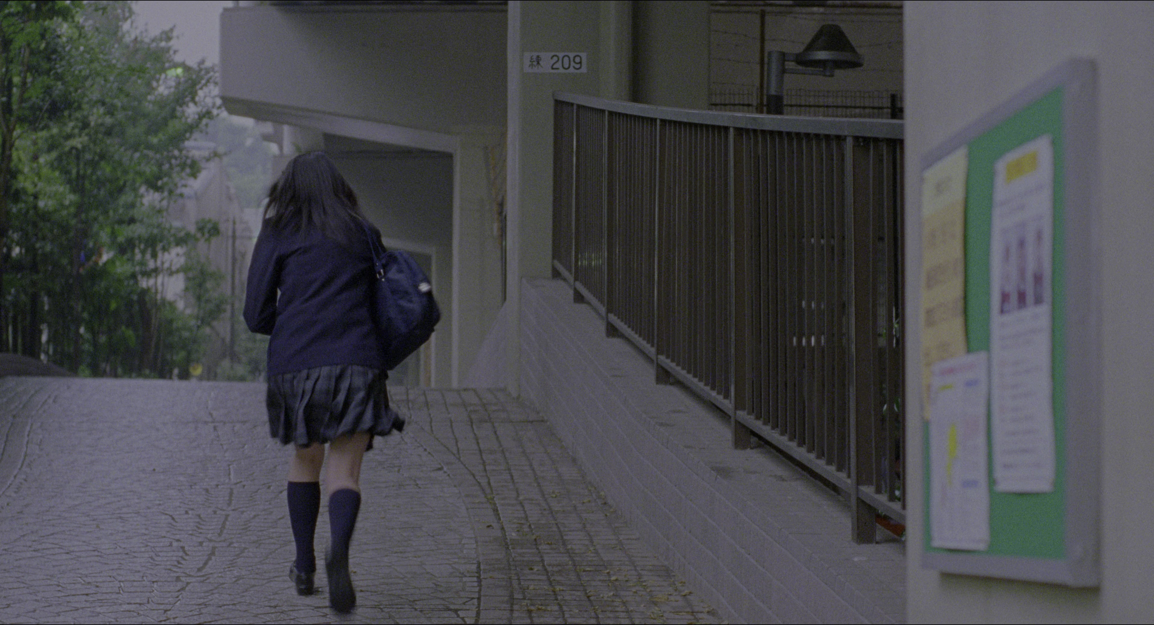 Ju-on (2002), wide, 1.85:1 — film still