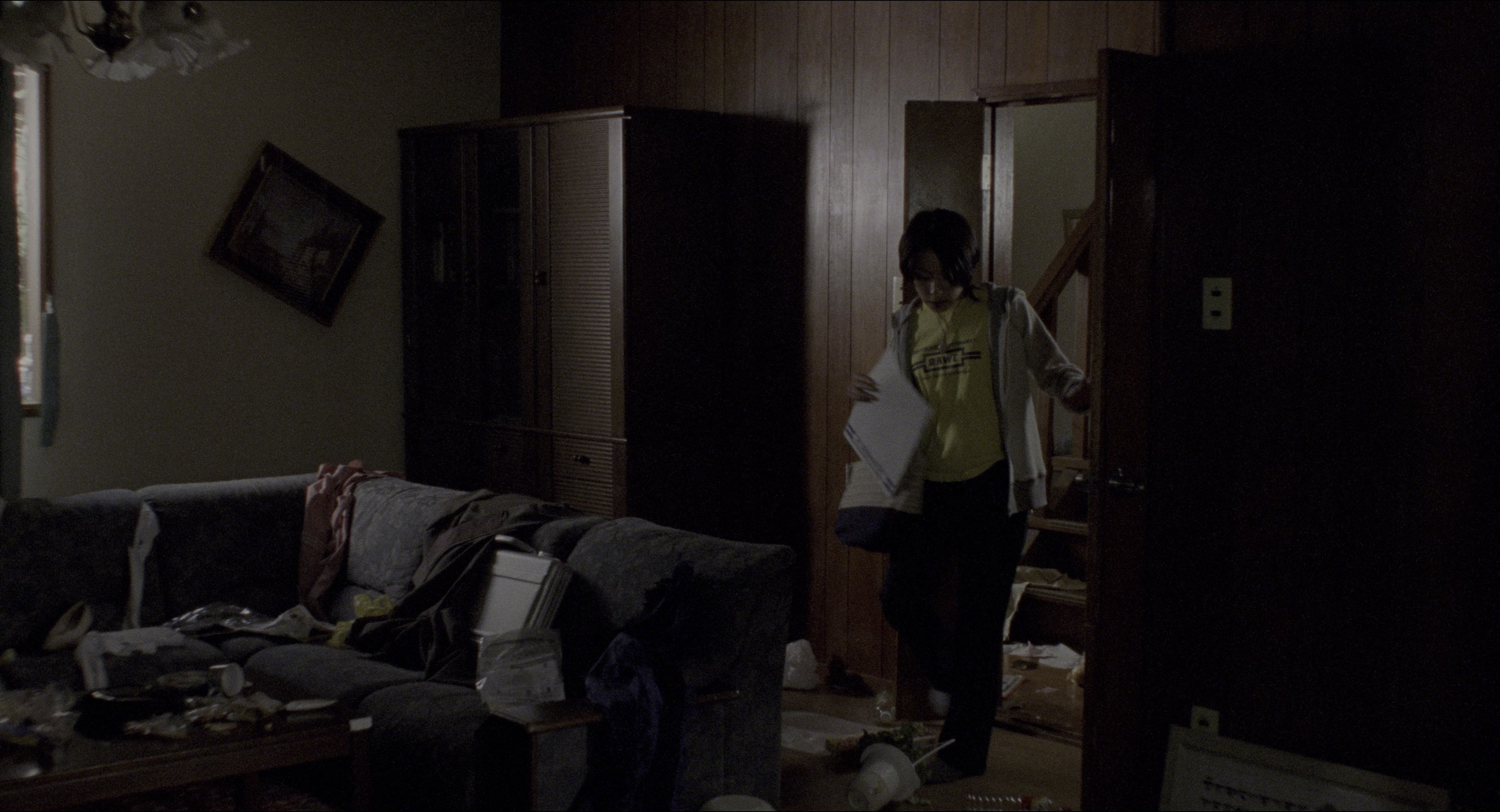 Ju-on (2002), wide, 1.85:1 — film still