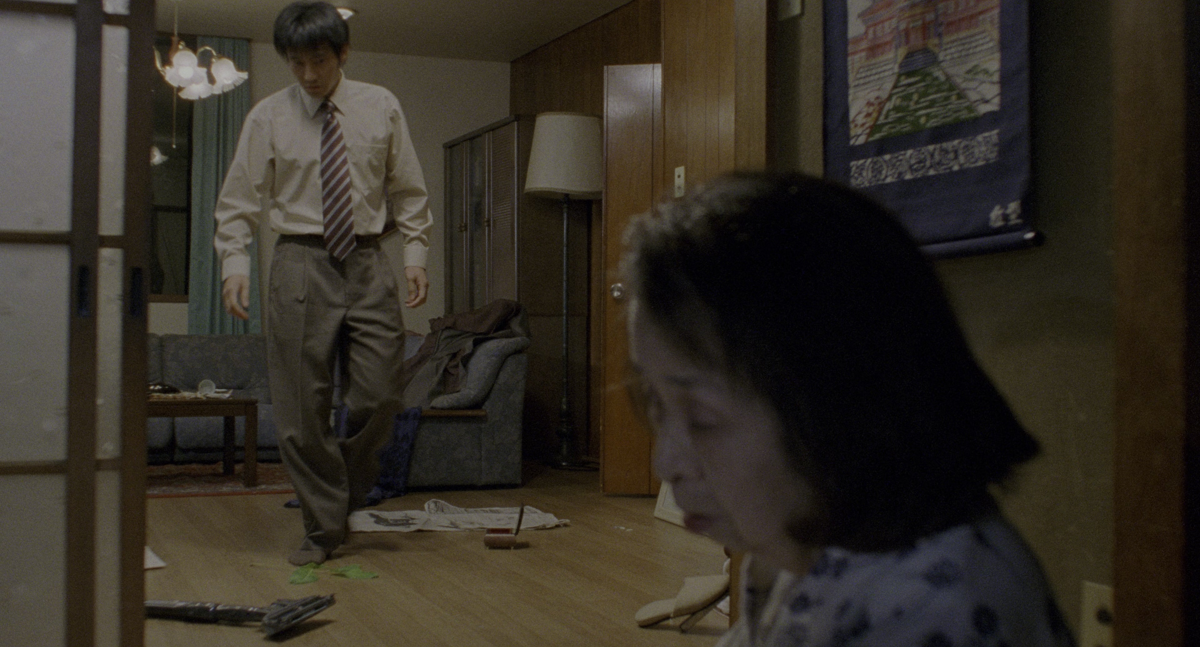 Ju-on (2002), wide, 1.85:1 — film still