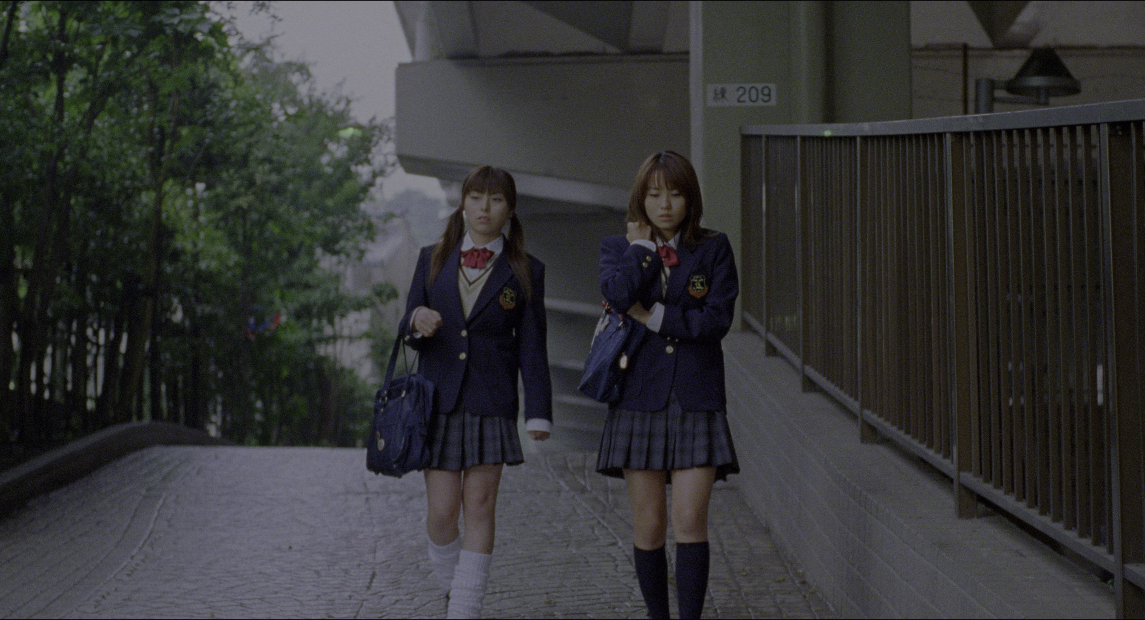 Ju-on (2002), wide, 1.85:1 — film still