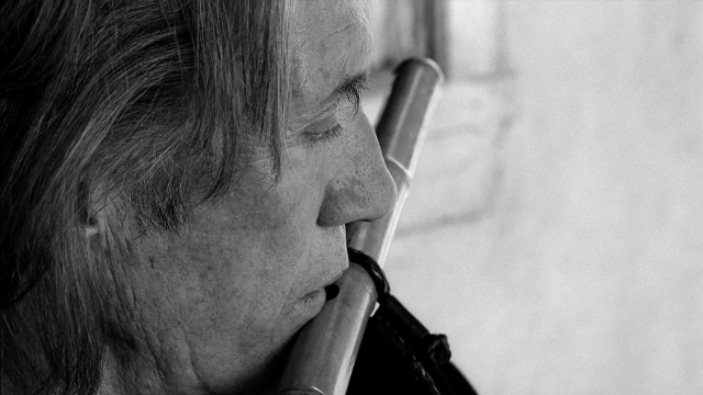 Wide shot frame from Kill Bill: Vol. 2 — face, hair, person