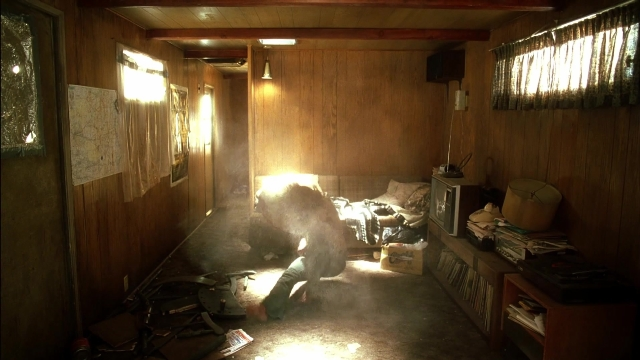 Wide shot frame from Kill Bill: Vol. 2 — room, bed, house