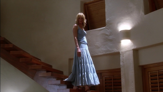 Wide shot frame from Kill Bill: Vol. 2 — standing, room, door