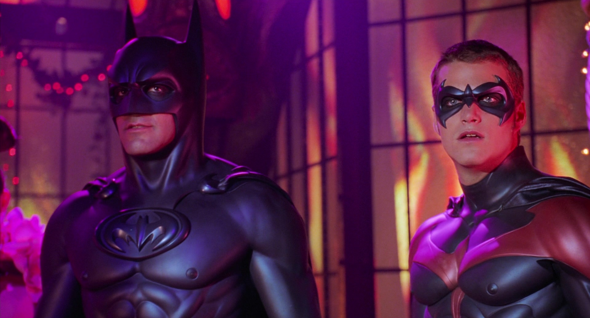 Batman & Robin (1997), wide, 1.85:1 — film still