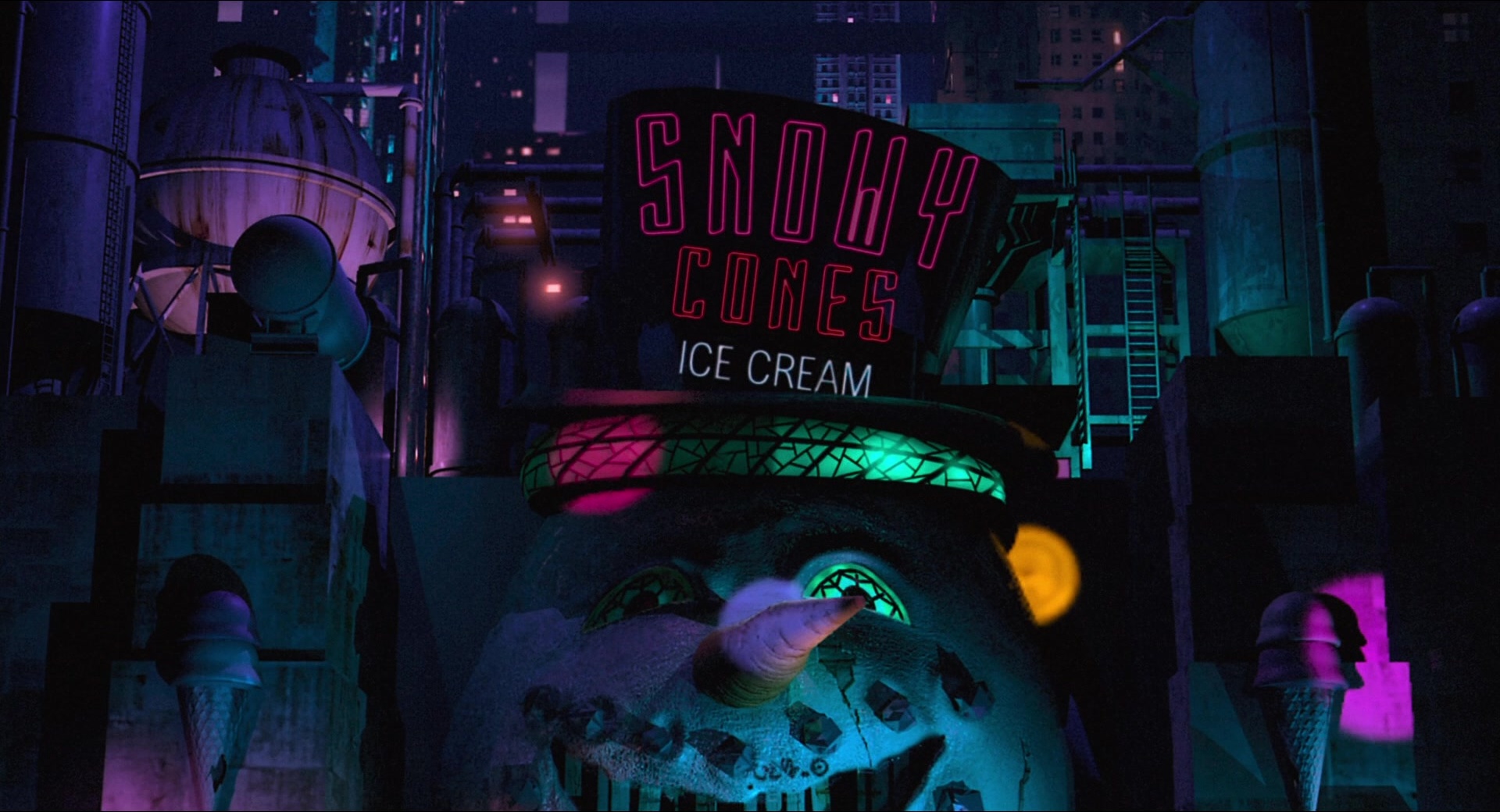 Batman & Robin (1997), wide, 1.85:1 — film still
