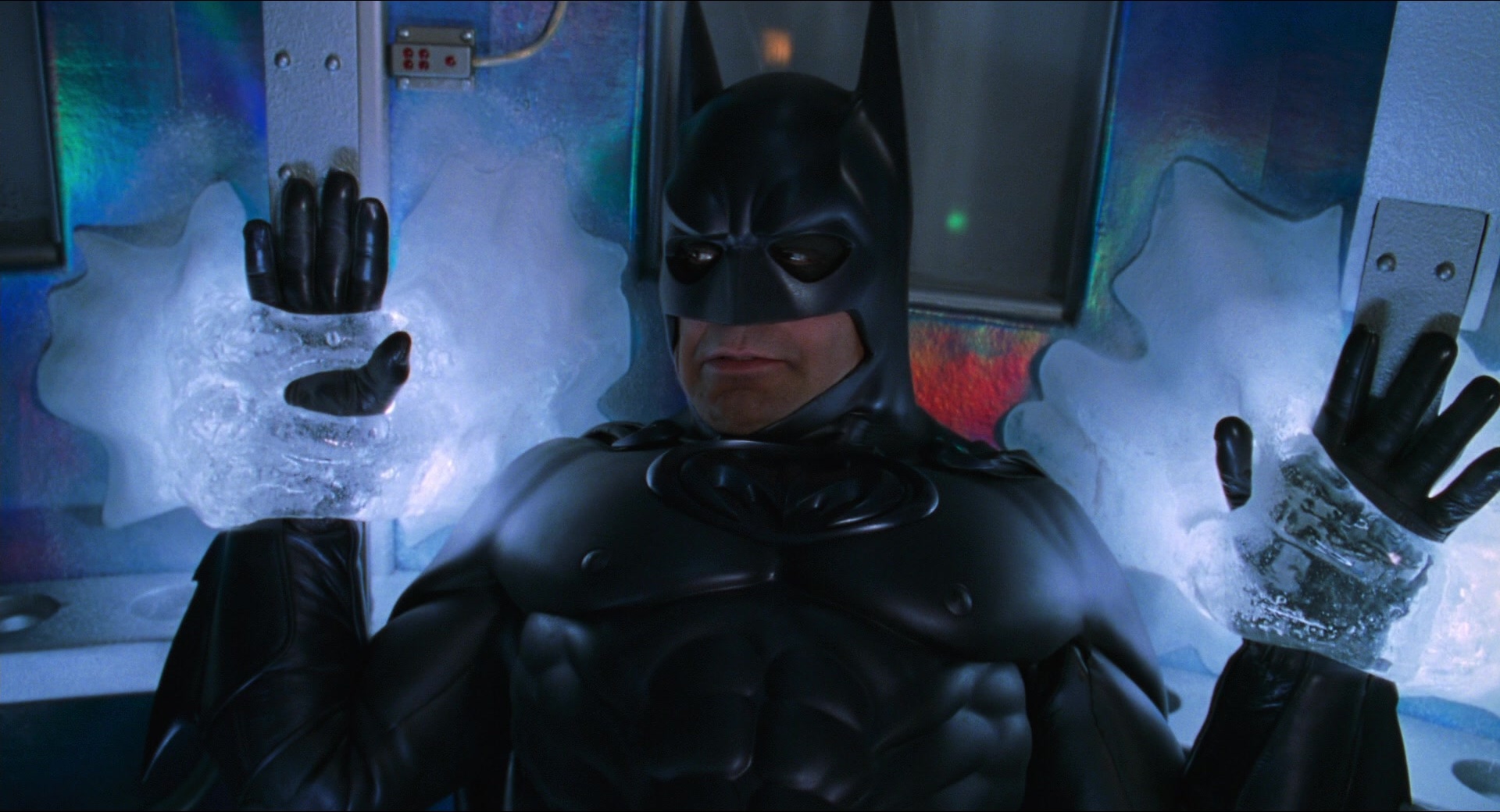 Batman & Robin (1997), wide, 1.85:1 — film still