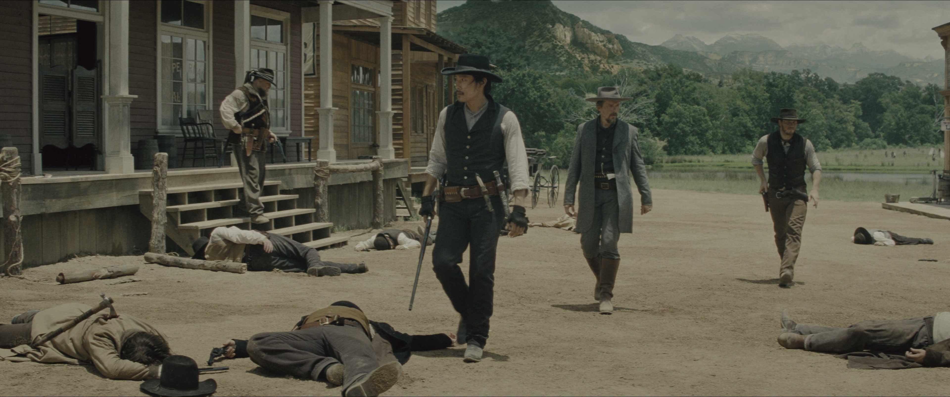 The Magnificent Seven (2016), wide, 2.39:1 — film still