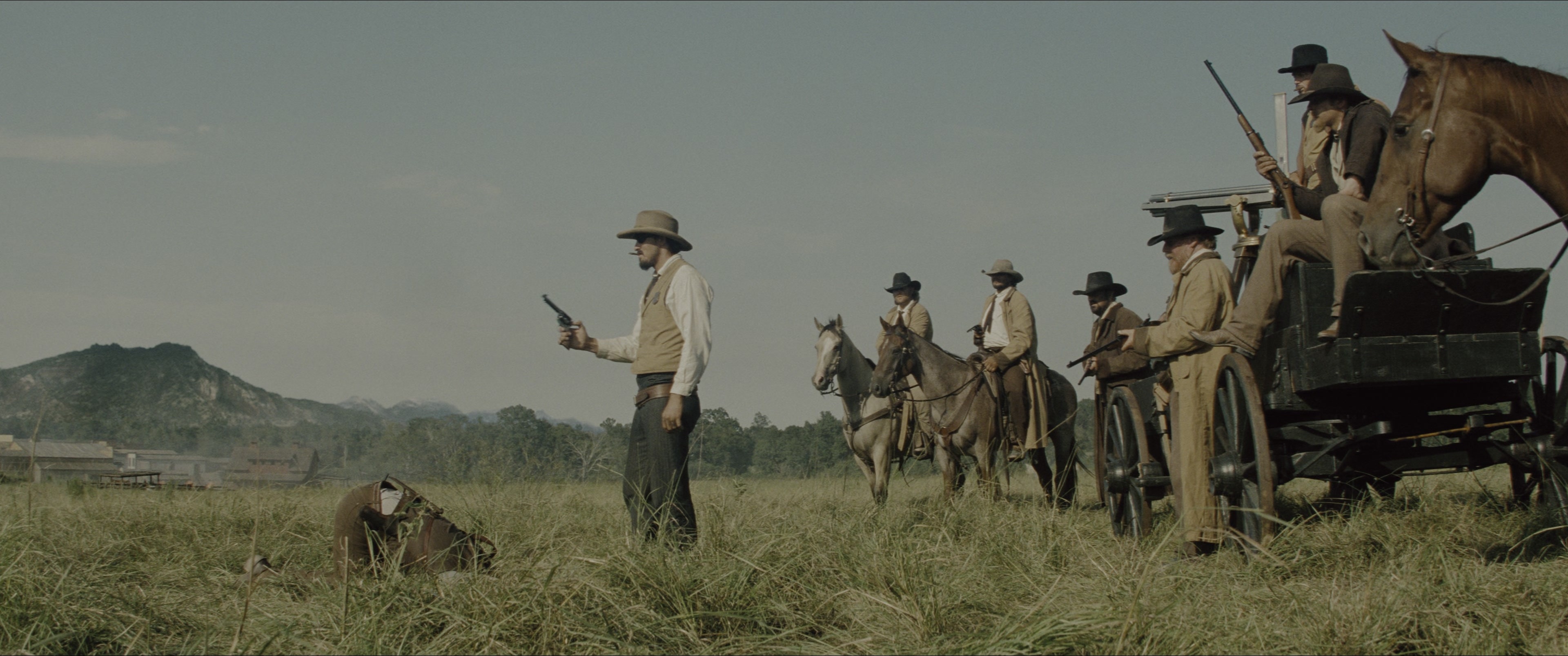 The Magnificent Seven (2016), wide, 2.39:1 — film still