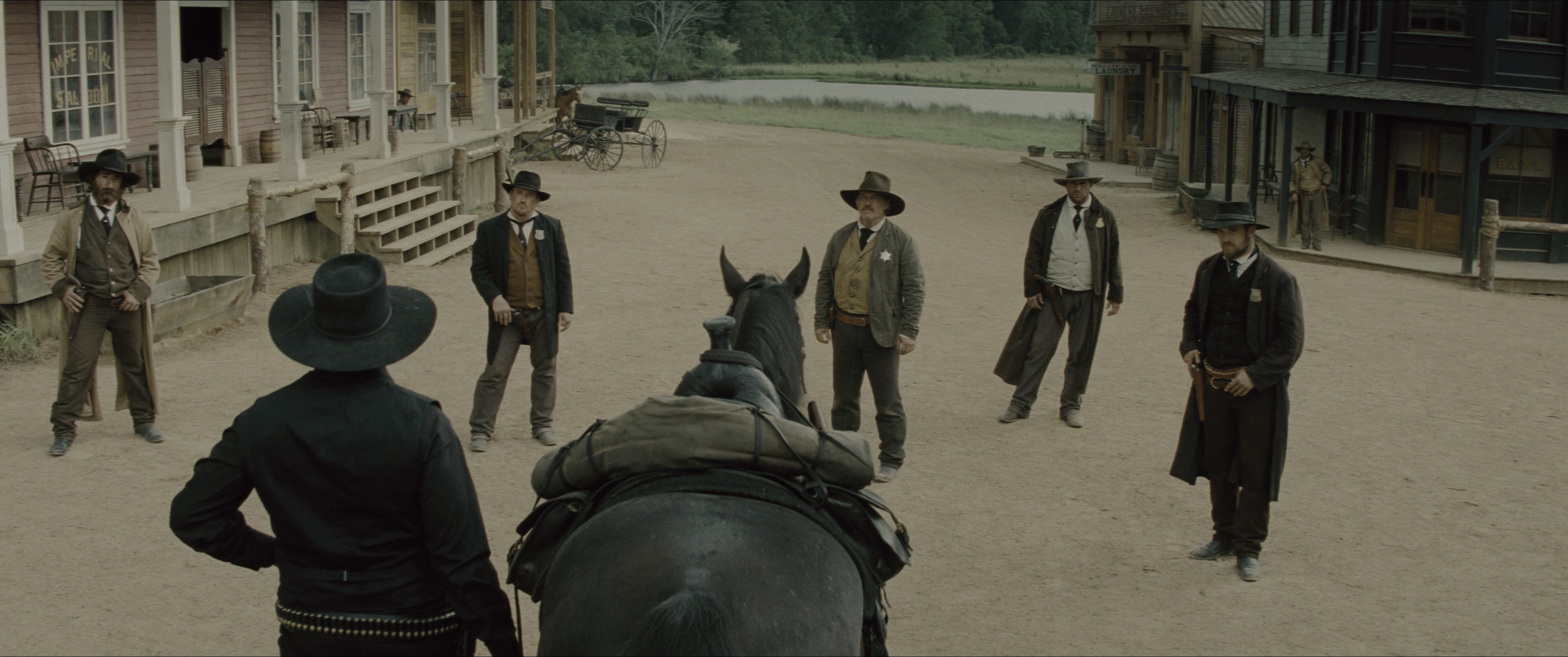 The Magnificent Seven (2016), wide, 2.39:1 — film still