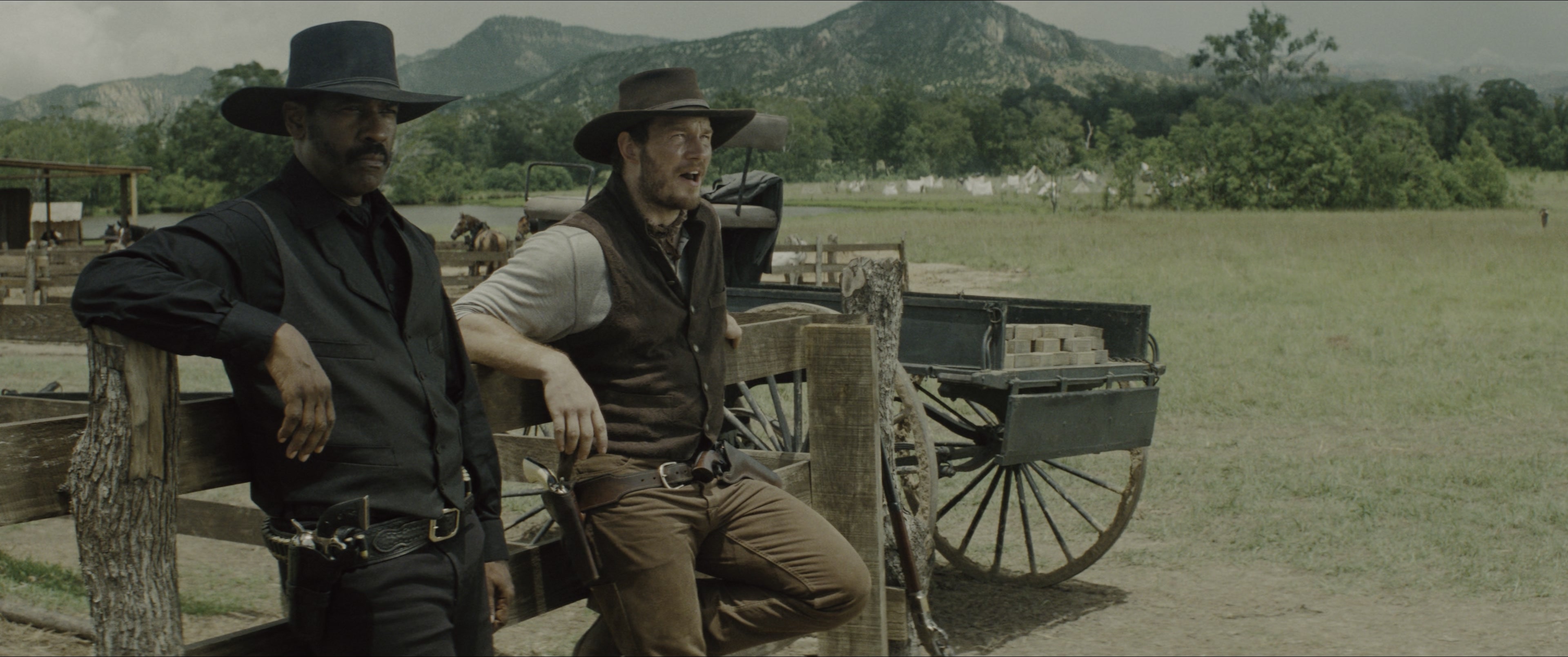 The Magnificent Seven (2016), wide, 2.39:1 — film still