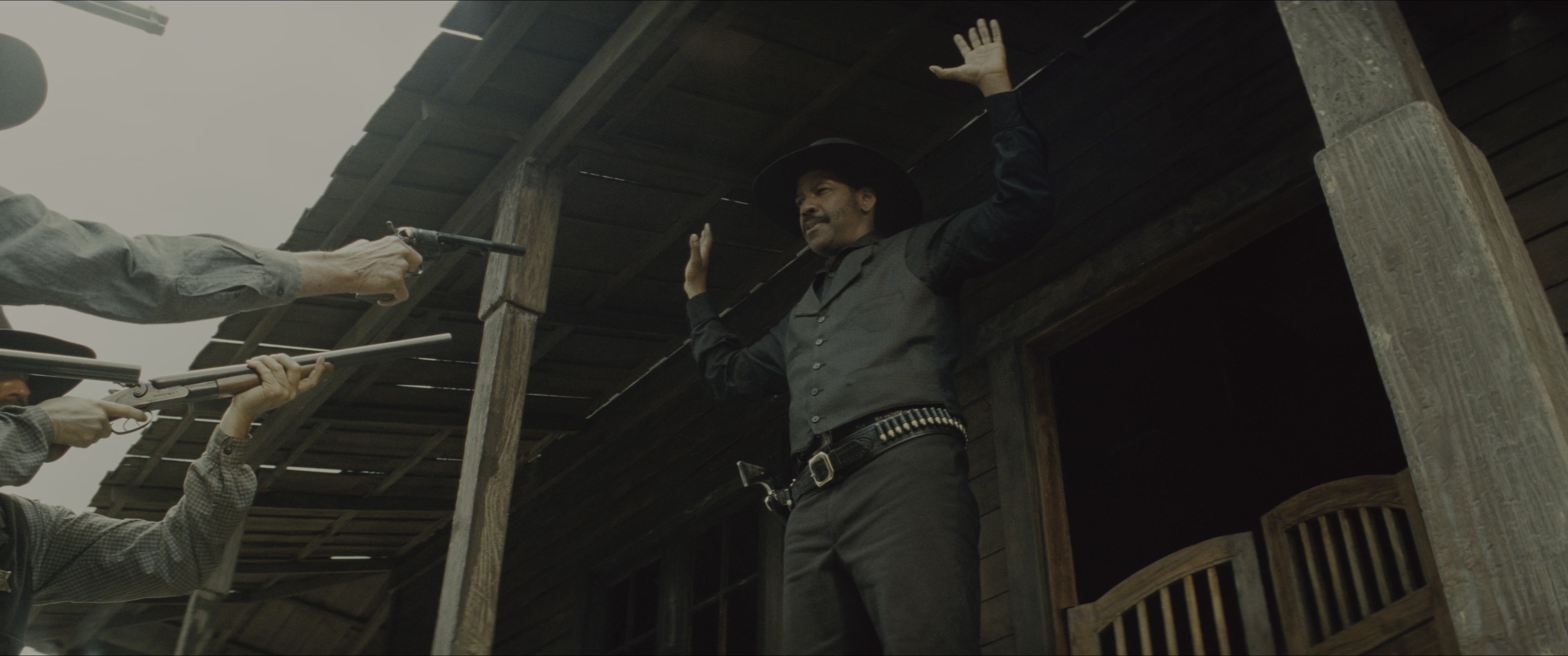 The Magnificent Seven (2016), wide, 2.39:1 — film still