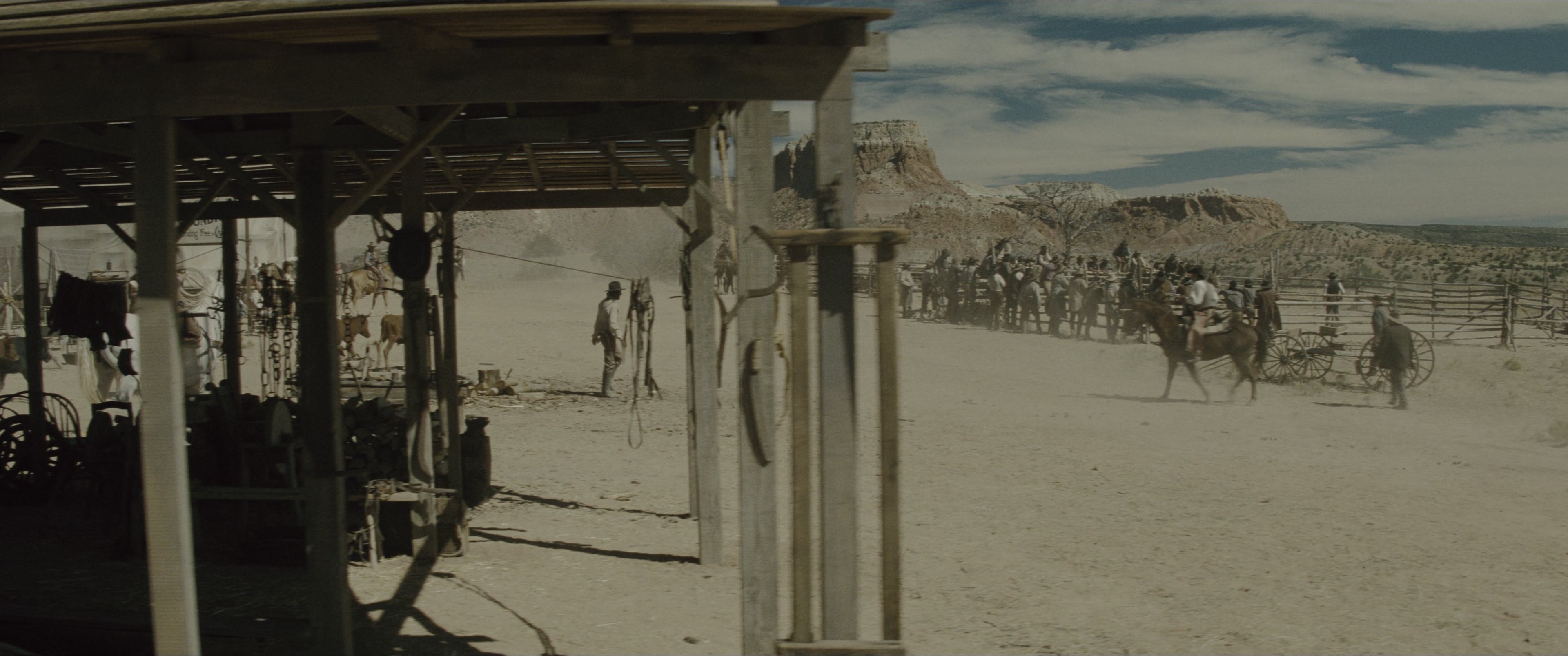 The Magnificent Seven (2016), wide, 2.39:1 — film still