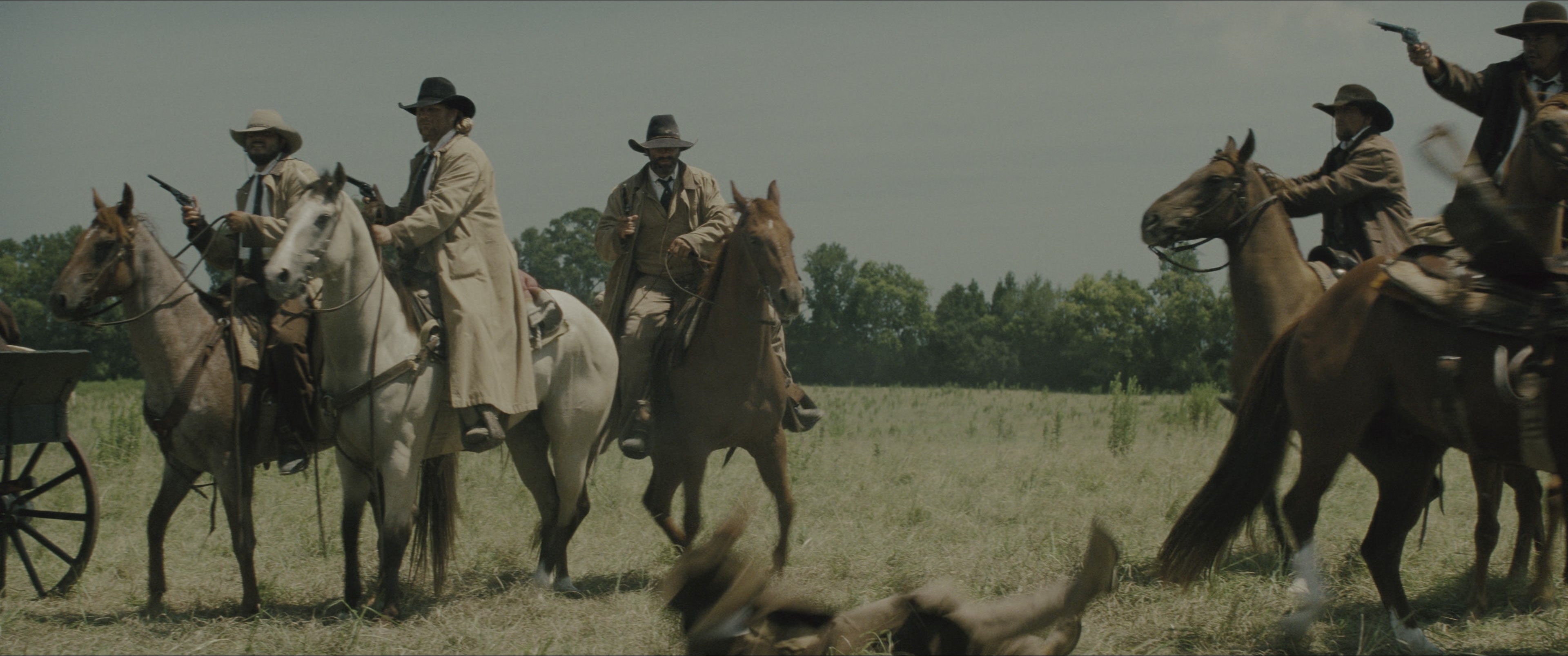 The Magnificent Seven (2016), wide, 2.39:1 — film still