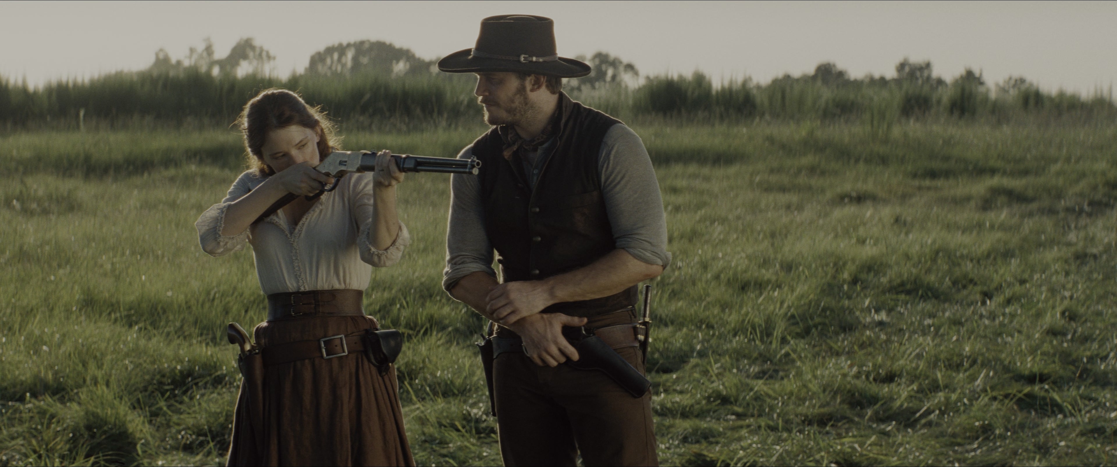 The Magnificent Seven (2016), wide, 2.39:1 — film still