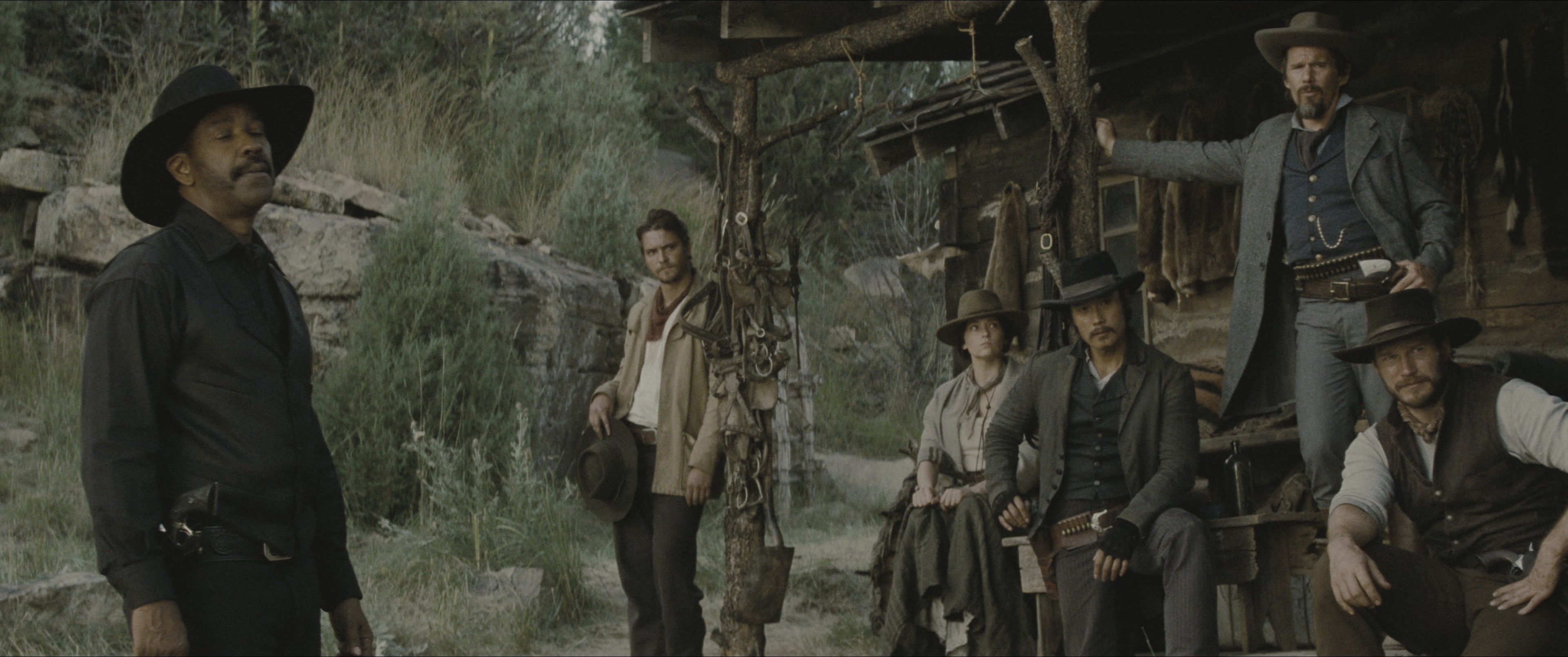 The Magnificent Seven (2016), wide, 2.39:1 — film still