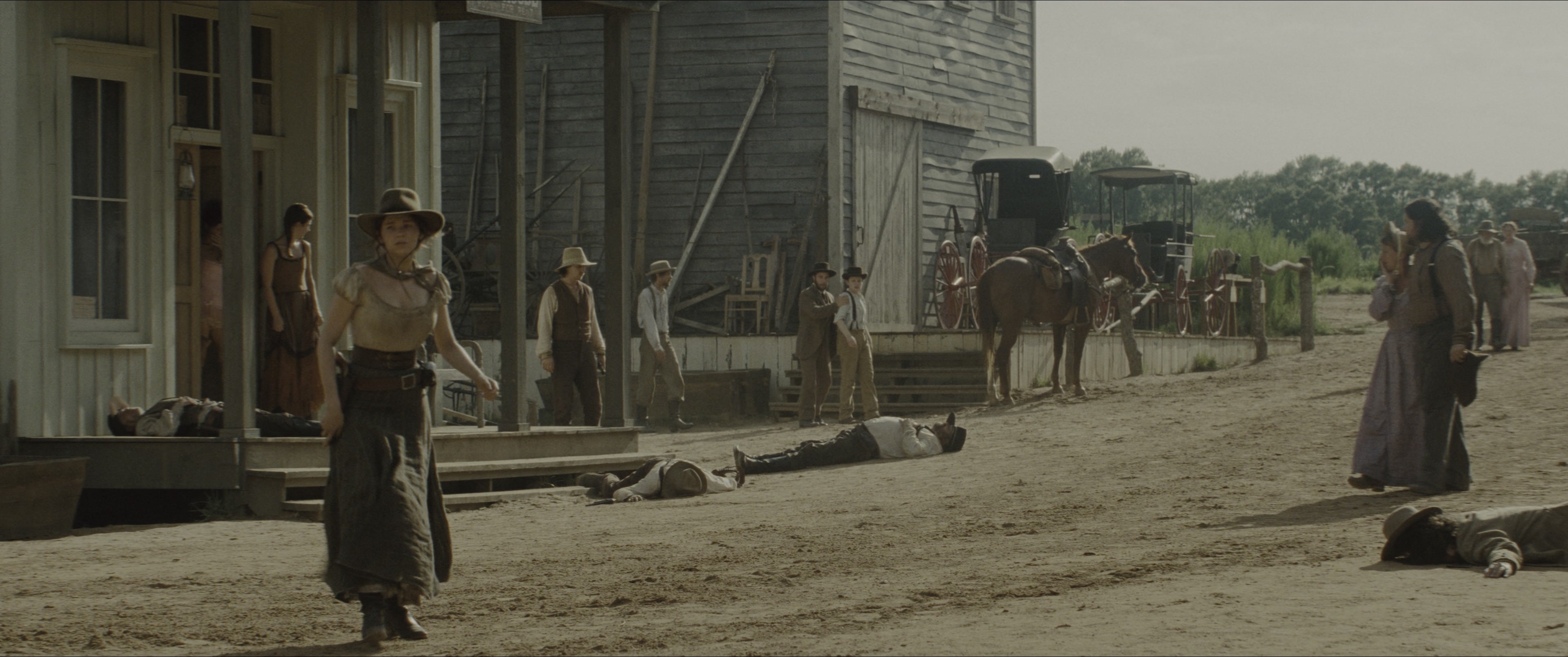 The Magnificent Seven (2016), wide, 2.39:1 — film still