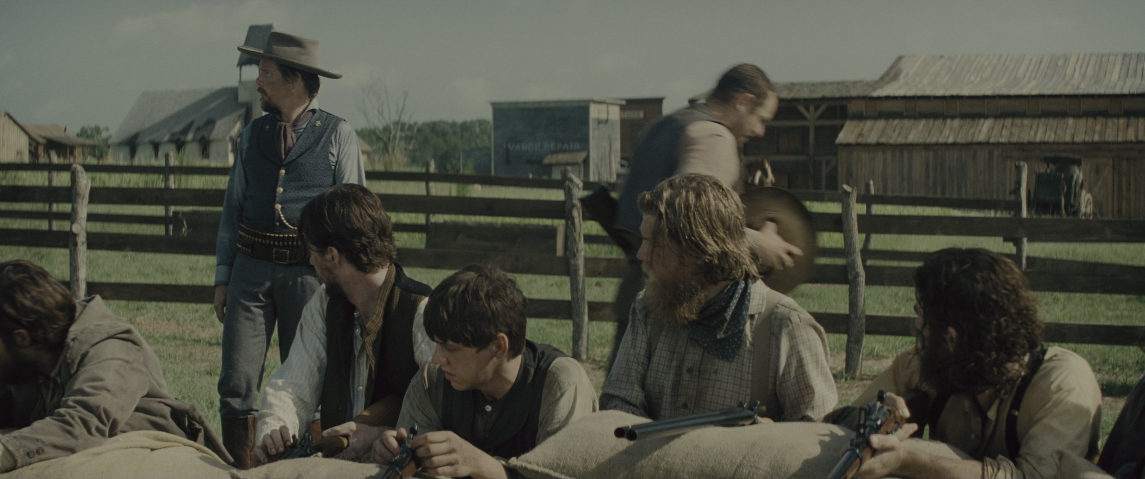 The Magnificent Seven (2016), wide, 2.39:1 — film still