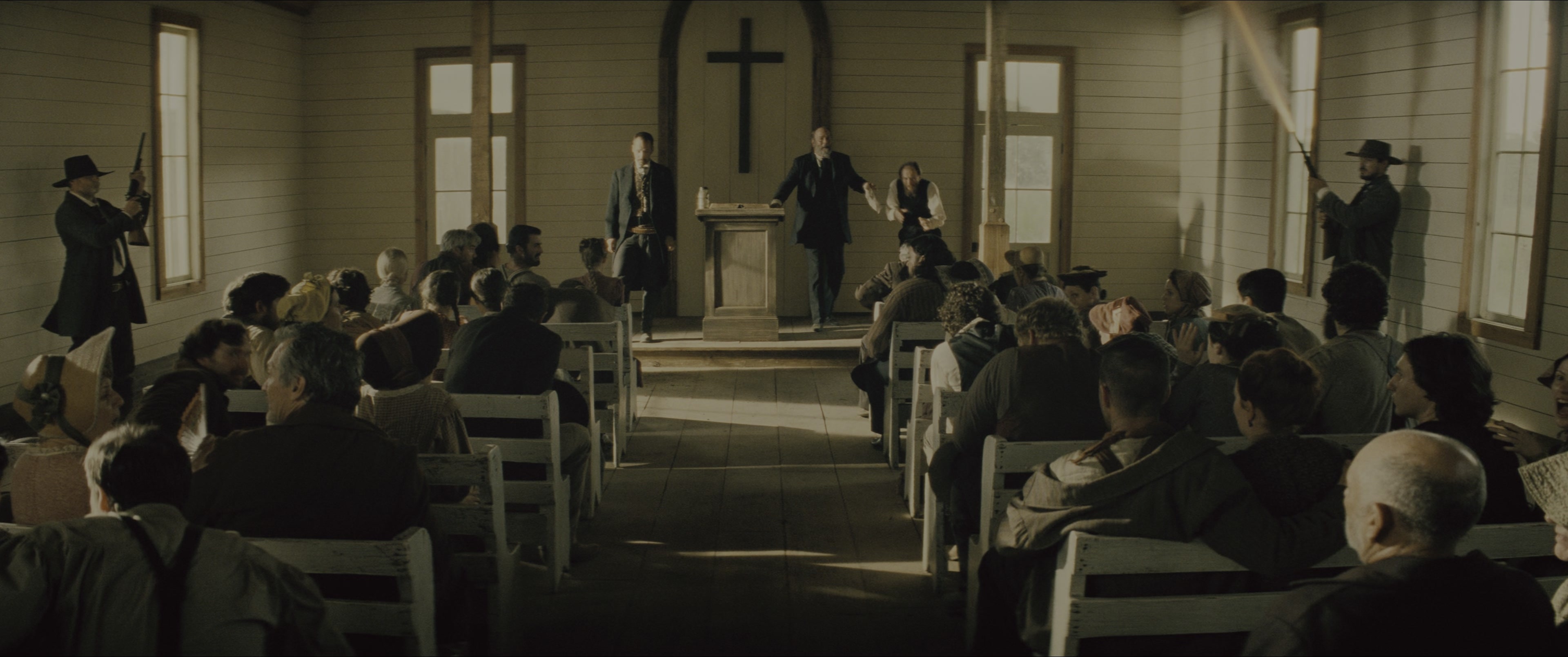 The Magnificent Seven (2016), wide, 2.39:1 — film still