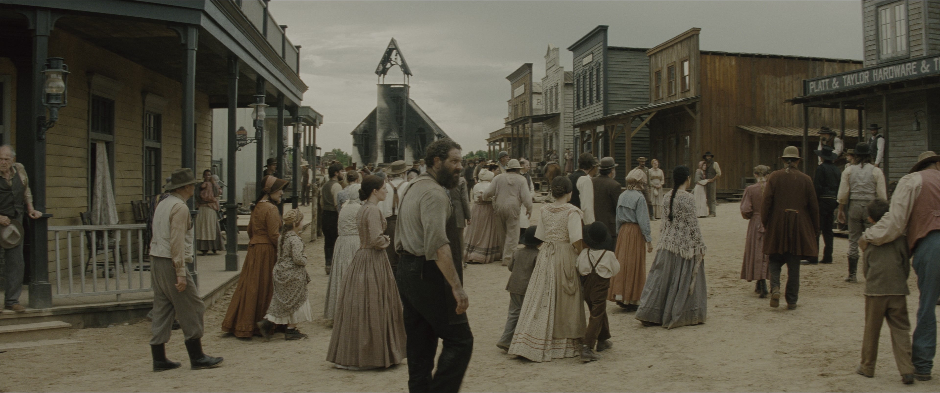 The Magnificent Seven (2016), wide, 2.39:1 — film still