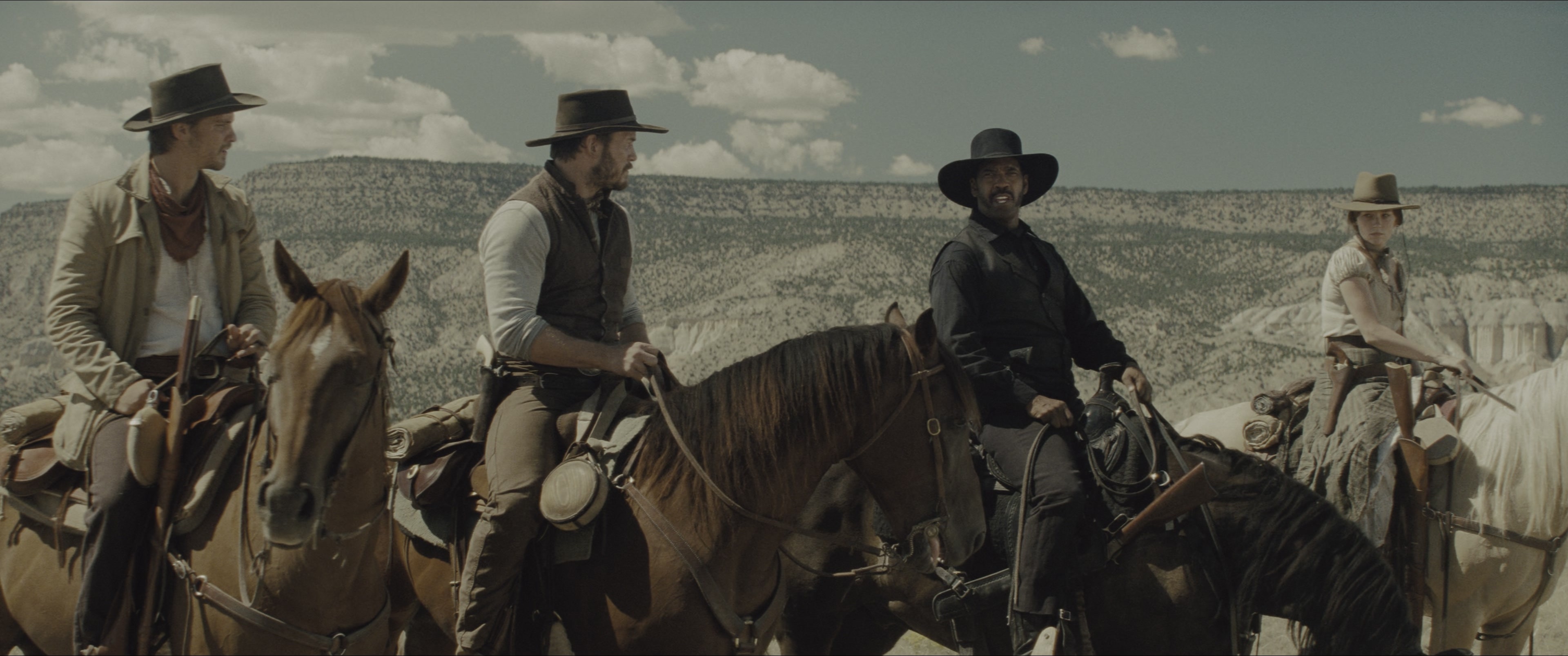 The Magnificent Seven (2016), wide, 2.39:1 — film still