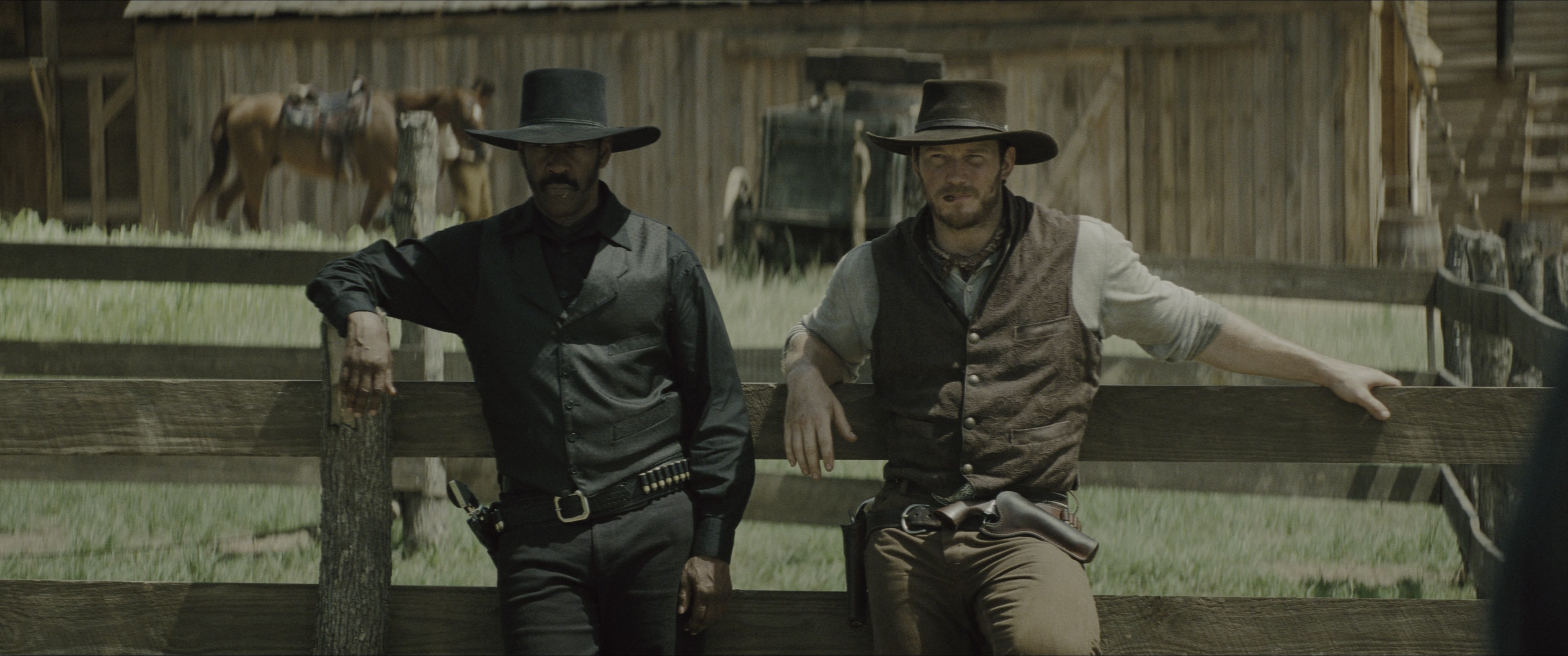 The Magnificent Seven (2016), wide, 2.39:1 — film still