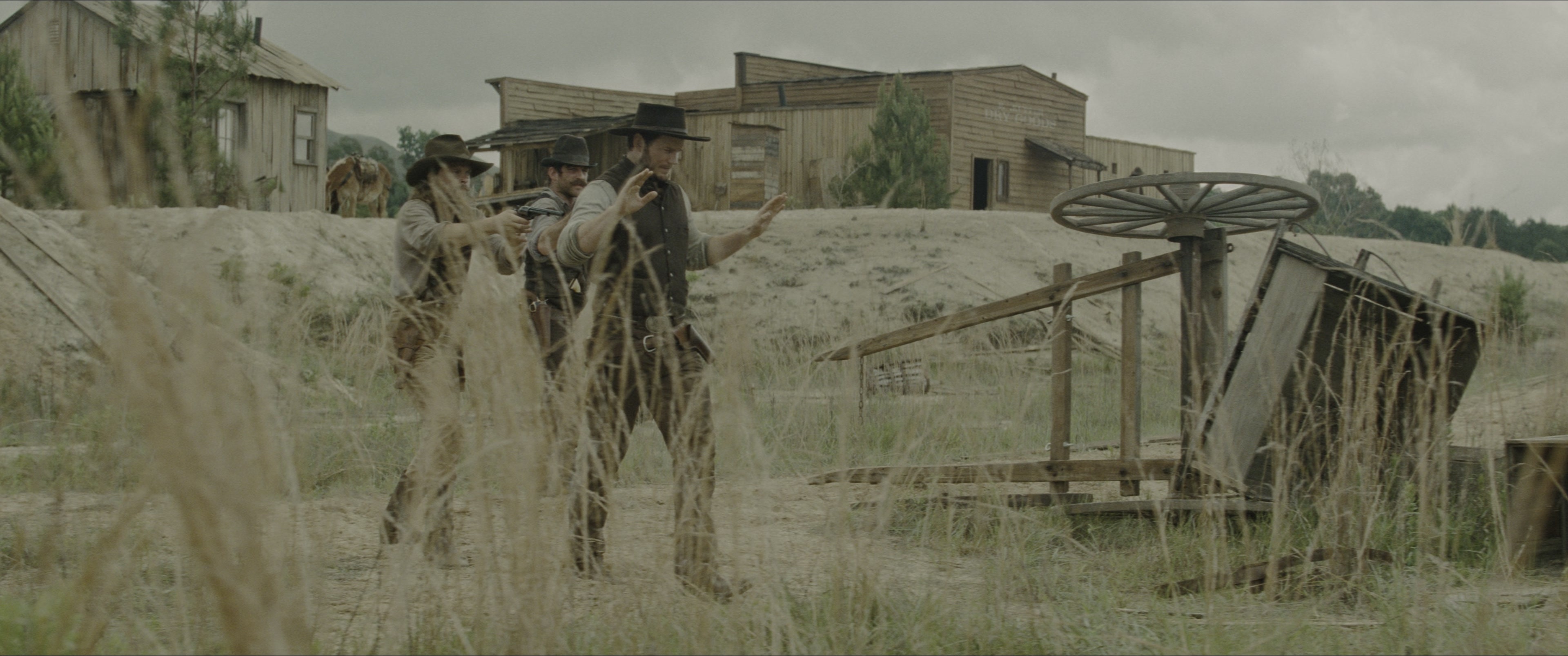The Magnificent Seven (2016), wide, 2.39:1 — film still