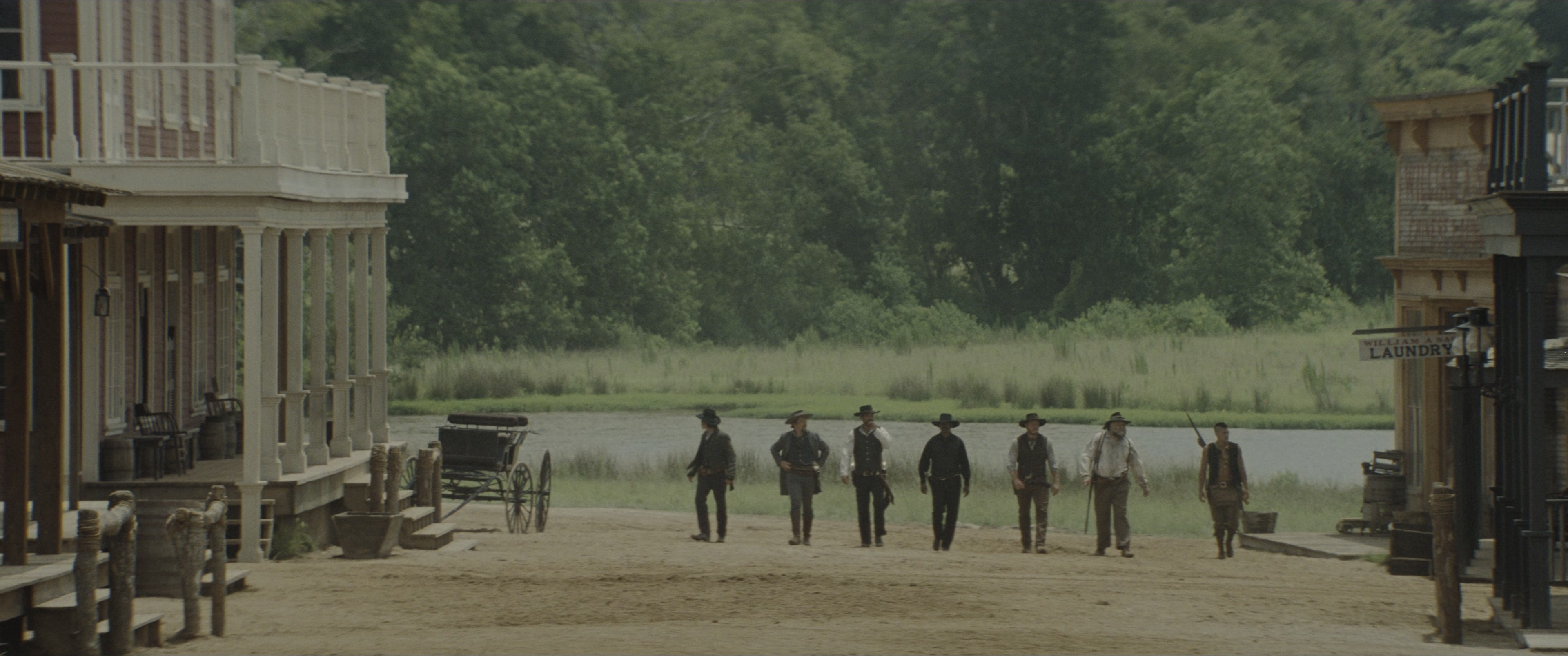 The Magnificent Seven (2016), wide, 2.39:1 — film still